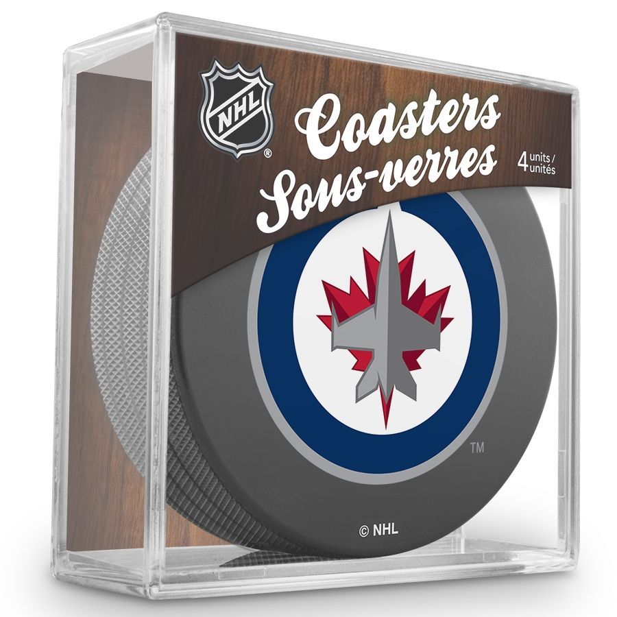 Winnipeg Jets NHL Eishockey Puck Untersetzer (4er Set)
