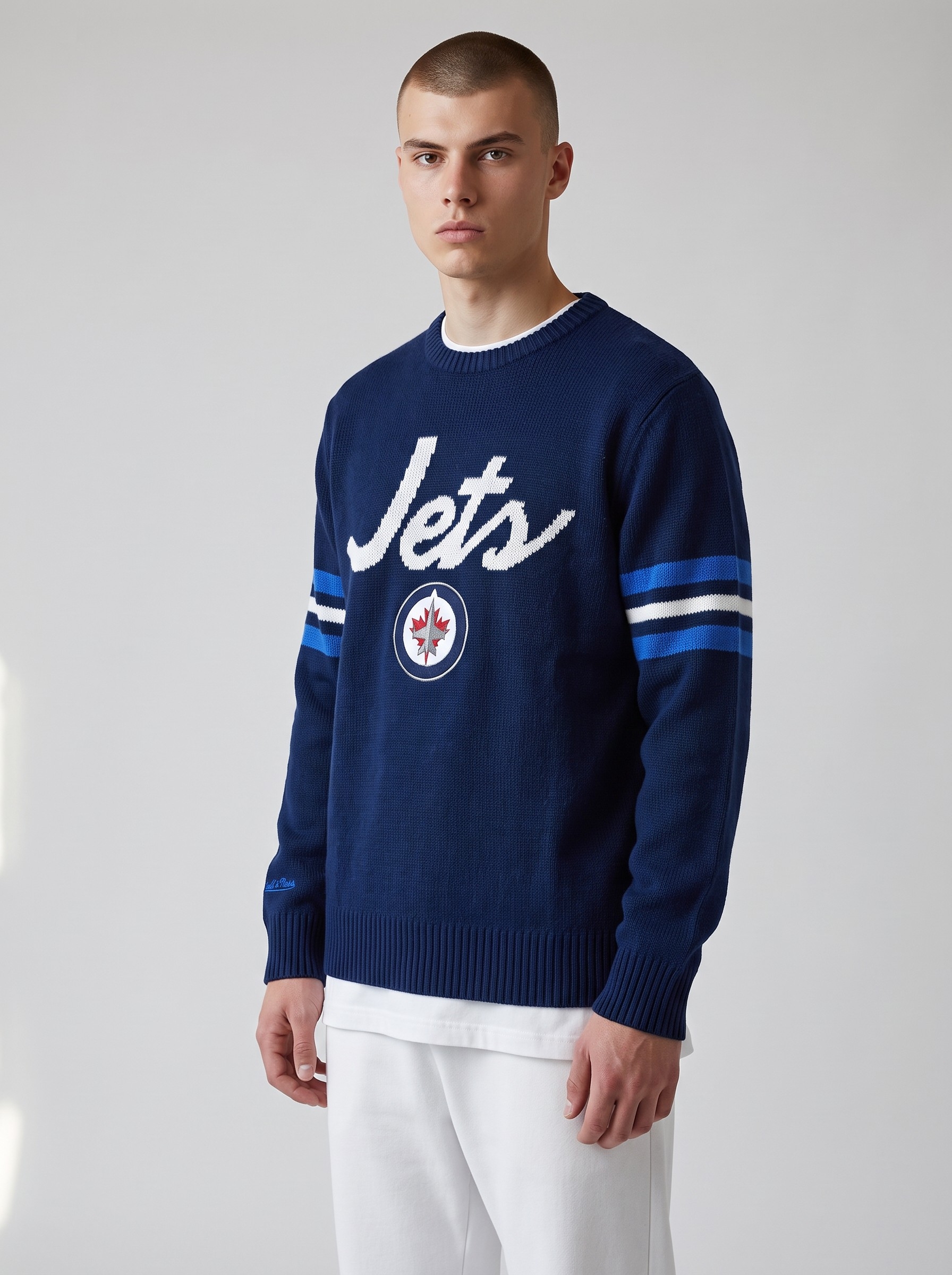 Winnipeg Jets NHL Head Coach Sweater Navy
