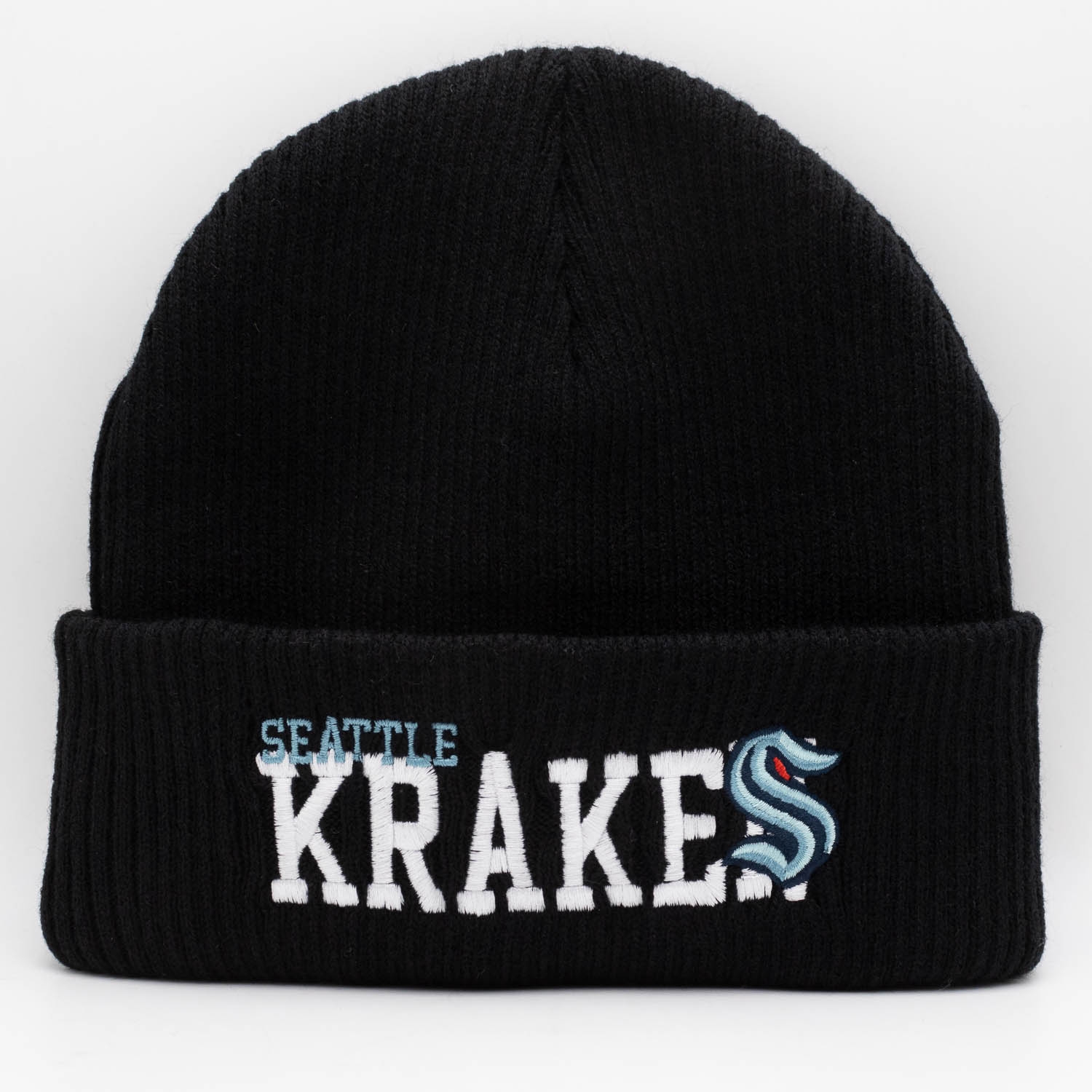 Seattle Kraken Mitchell & Ness Billboard NHL Beanie Schwarz
