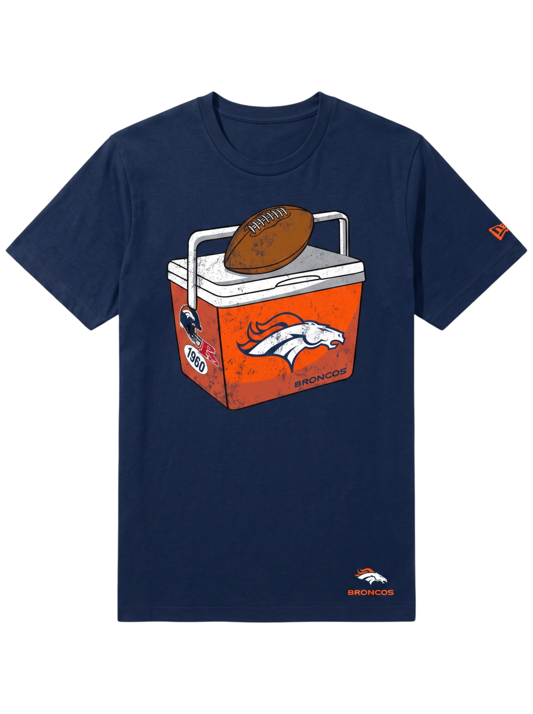 Denver Broncos NFL Training Cooler T-Shirt Navy