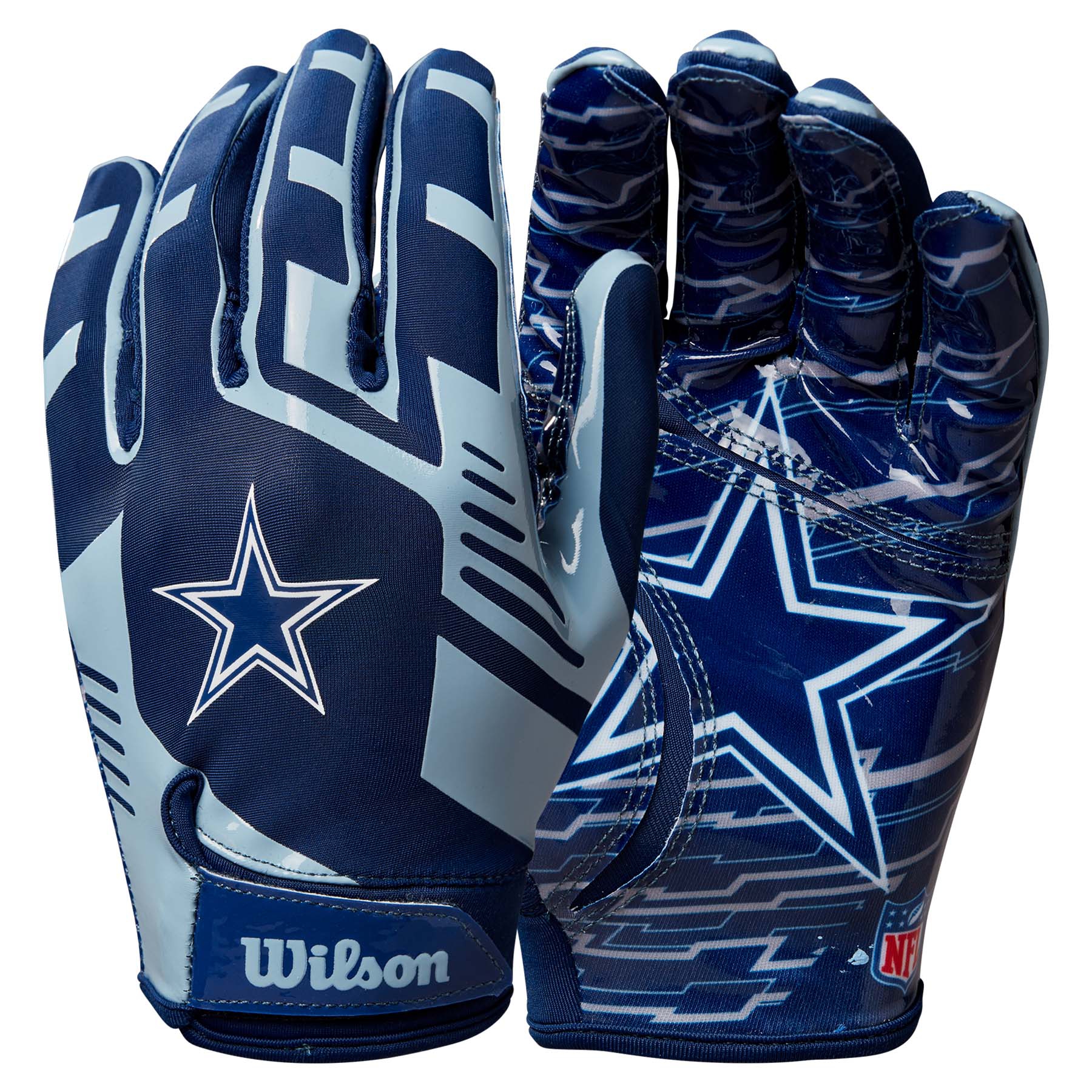 Dallas Cowboys Wilson Stretch-Fit NFL Receivers Handschuhe