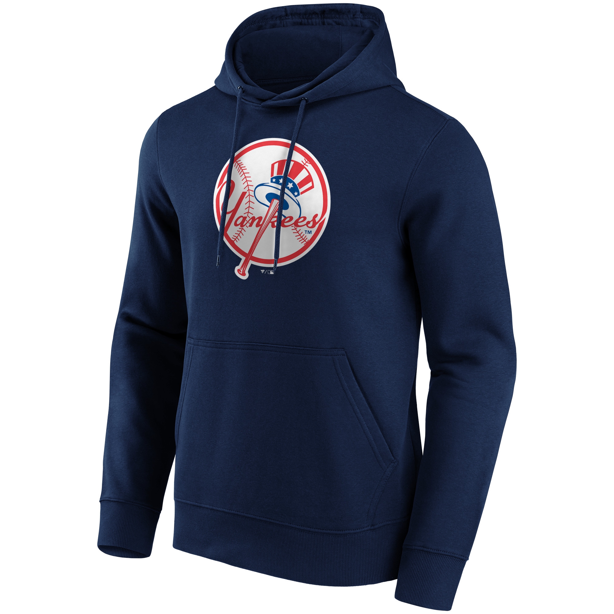 New York Yankees Crest Logo MLB Hoodie Navy