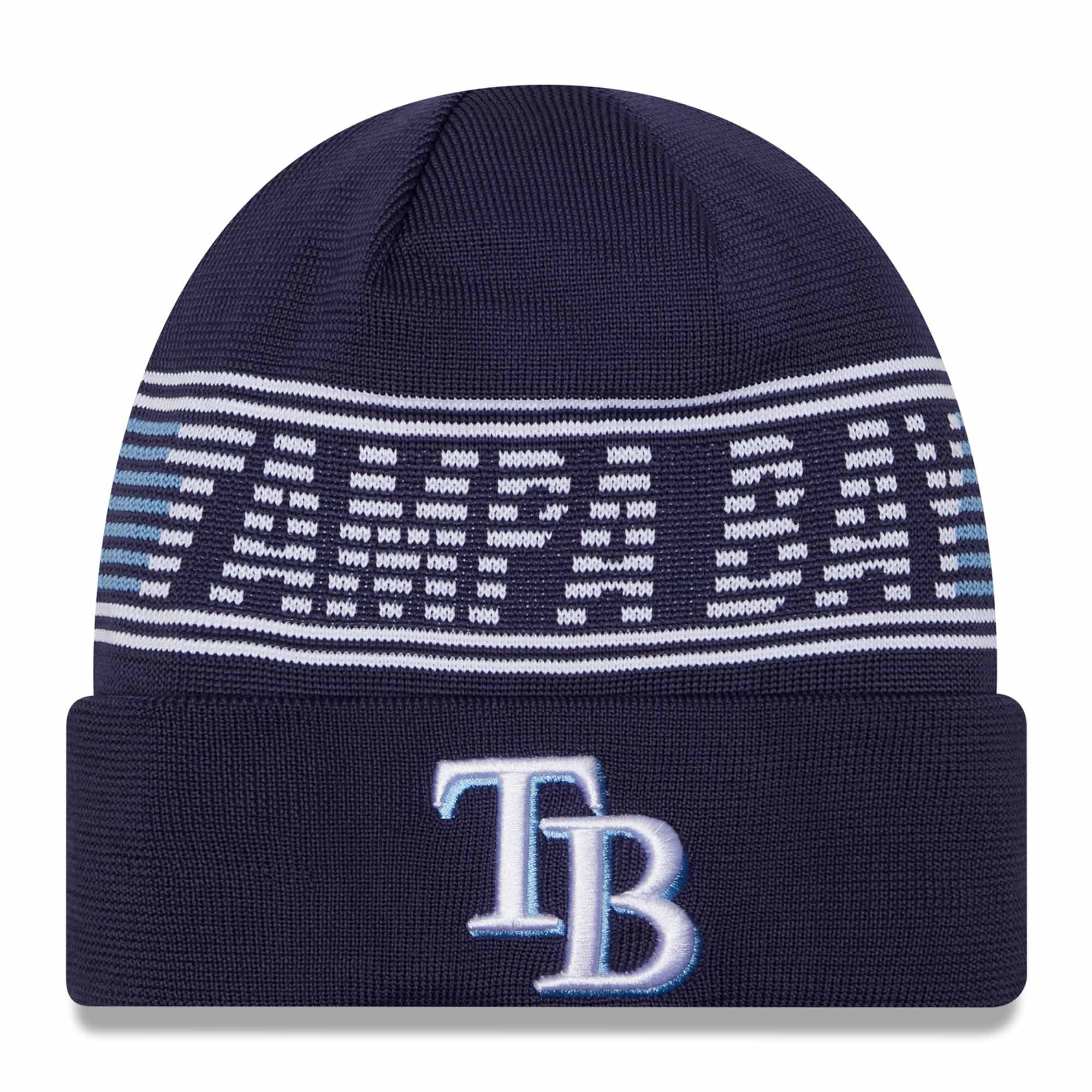 Tampa Bay Rays Authentic 2024 MLB Clubhouse New Era Beanie Knit
