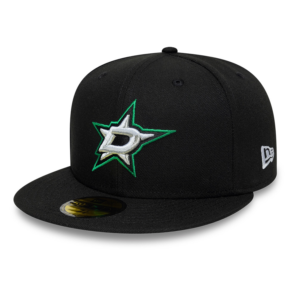 Dallas Stars Basic Logo 59FIFTY Fitted NHL Cap Schwarz