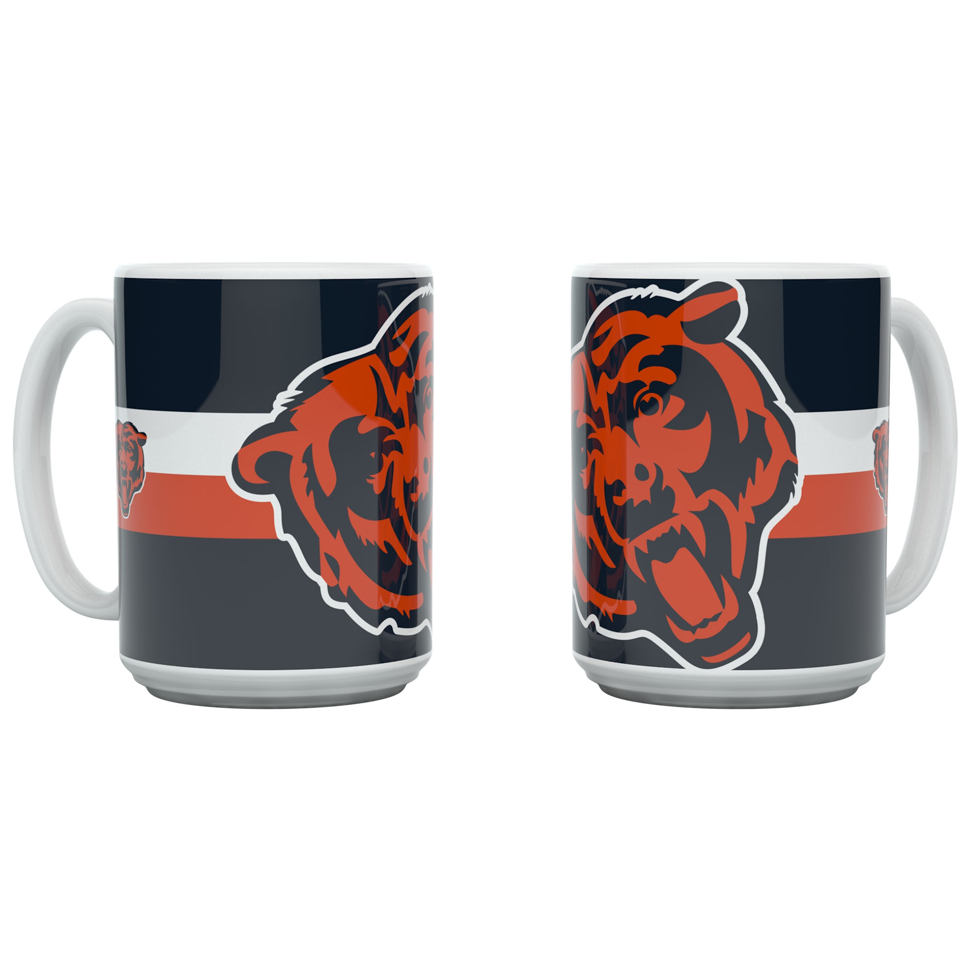 Chicago Bears Triple Logo Jumbo NFL Mug (450 ml)
