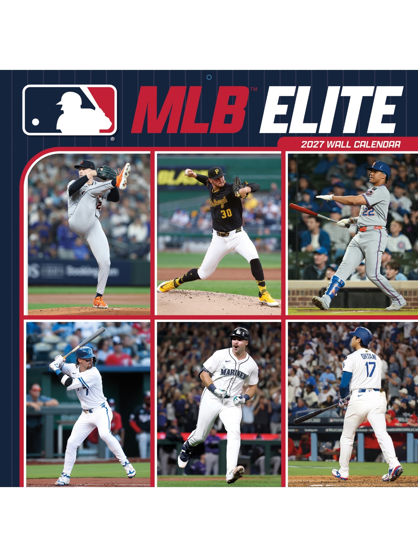 MLB Elite Players 2027 Wandkalender