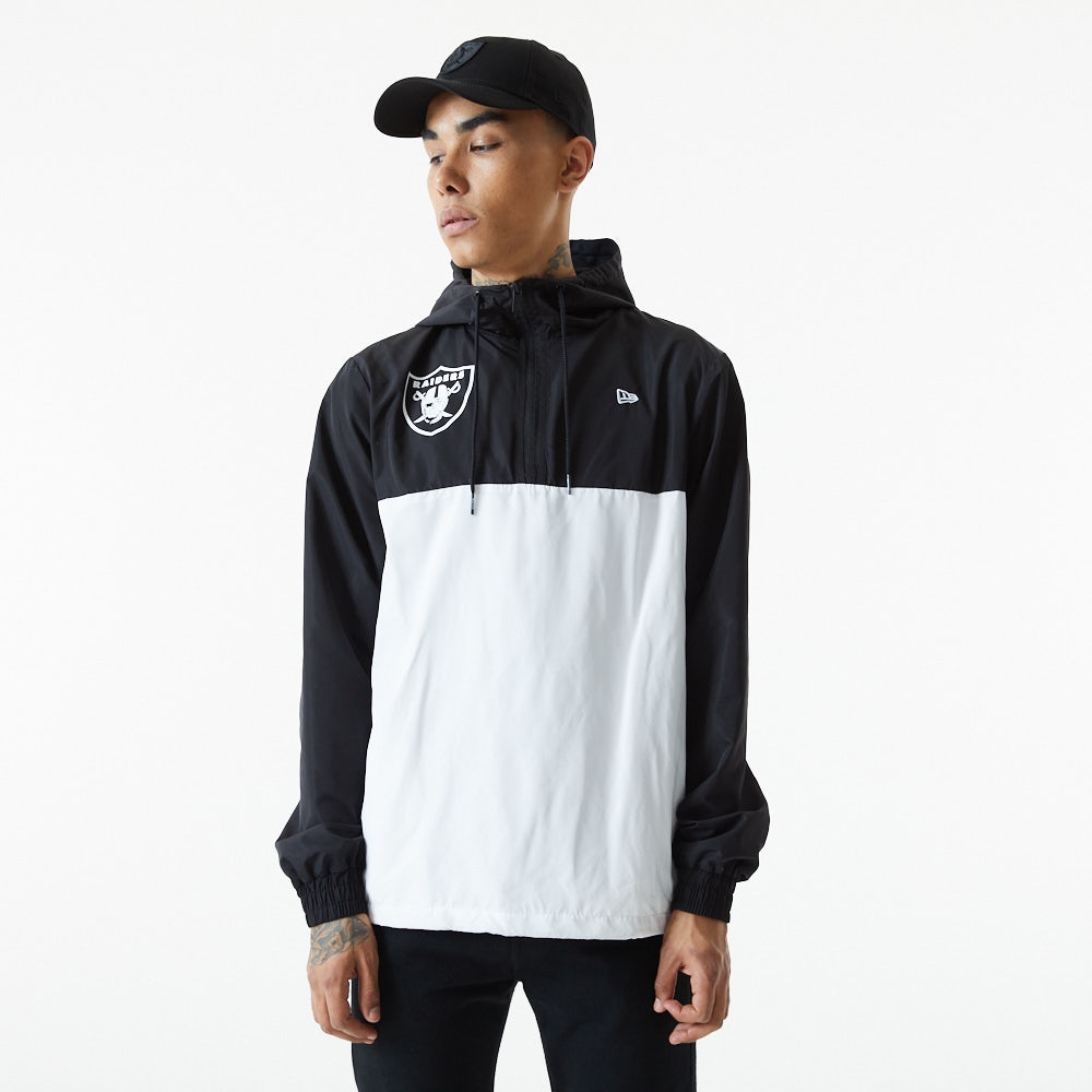 Las Vegas Raiders New Era 2021 Color Block NFL Windbreaker Jacke