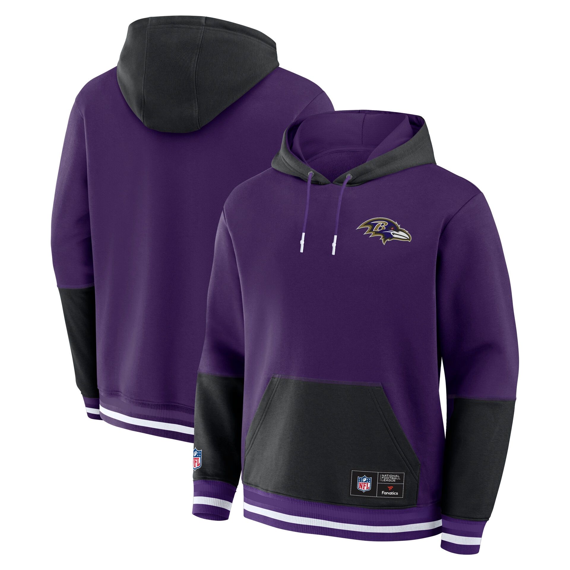 Baltimore Ravens Foundation NFL Hoodie Lila