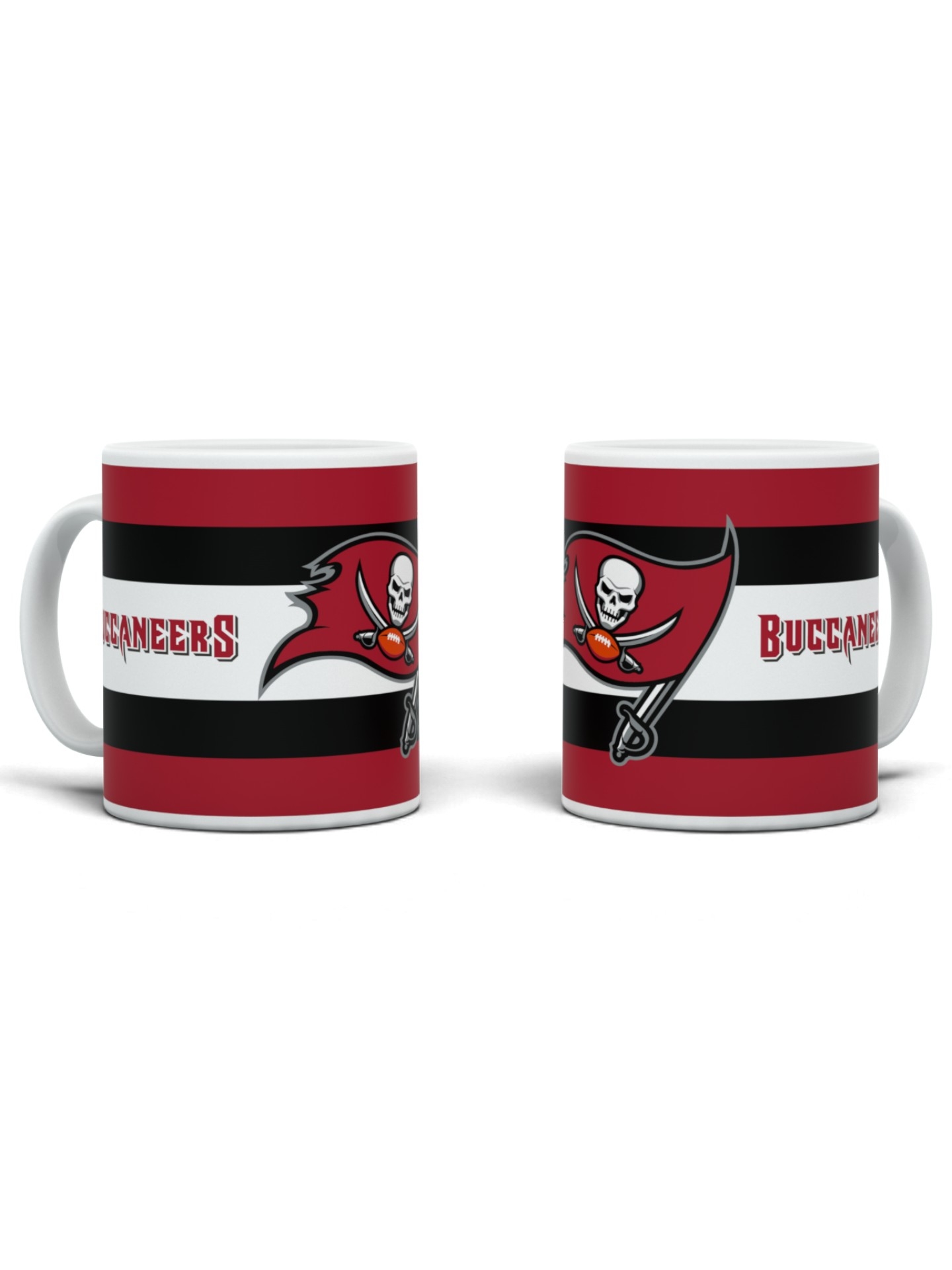 Tampa Bay Buccaneers Stripe Logo NFL Mug (330 ml)