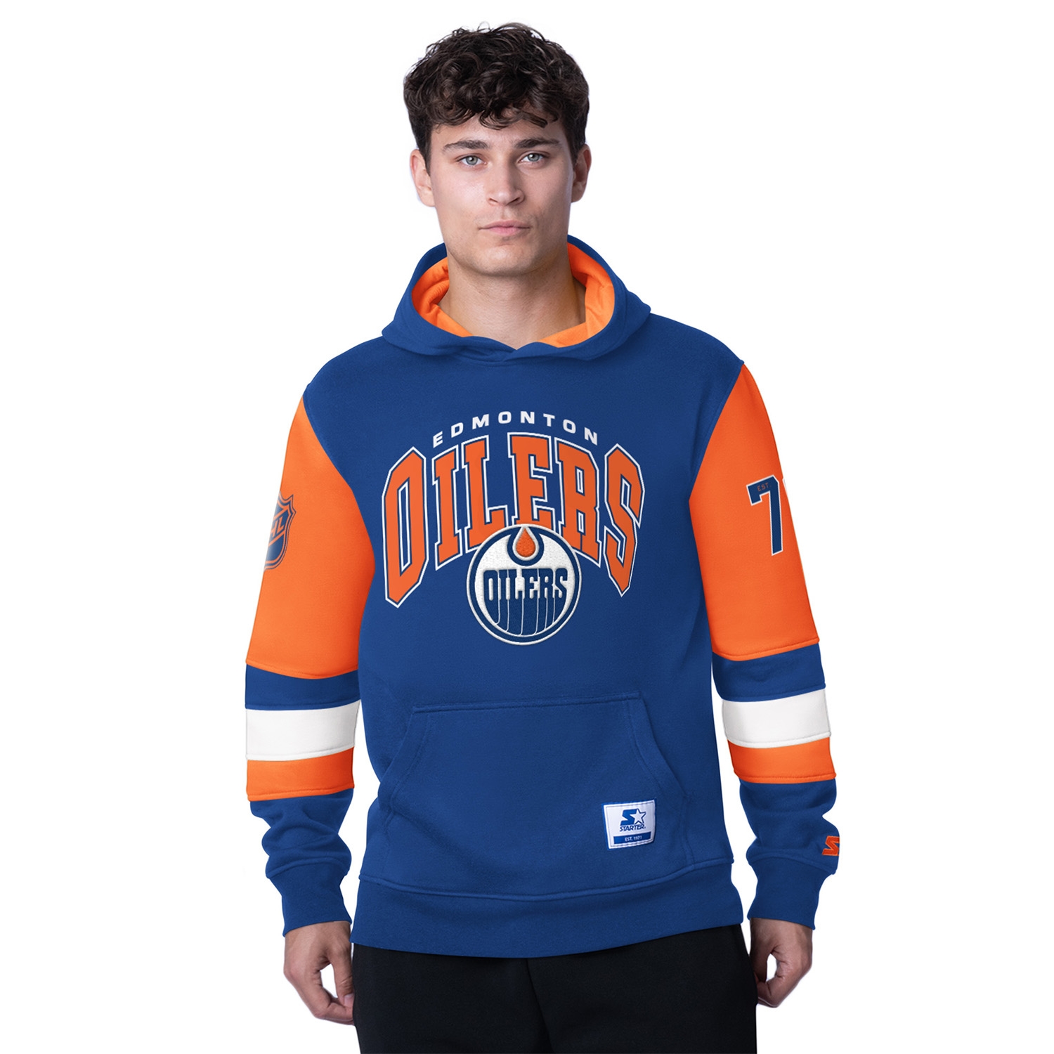 Edmonton Oilers Starter End Zone NHL Hoodie
