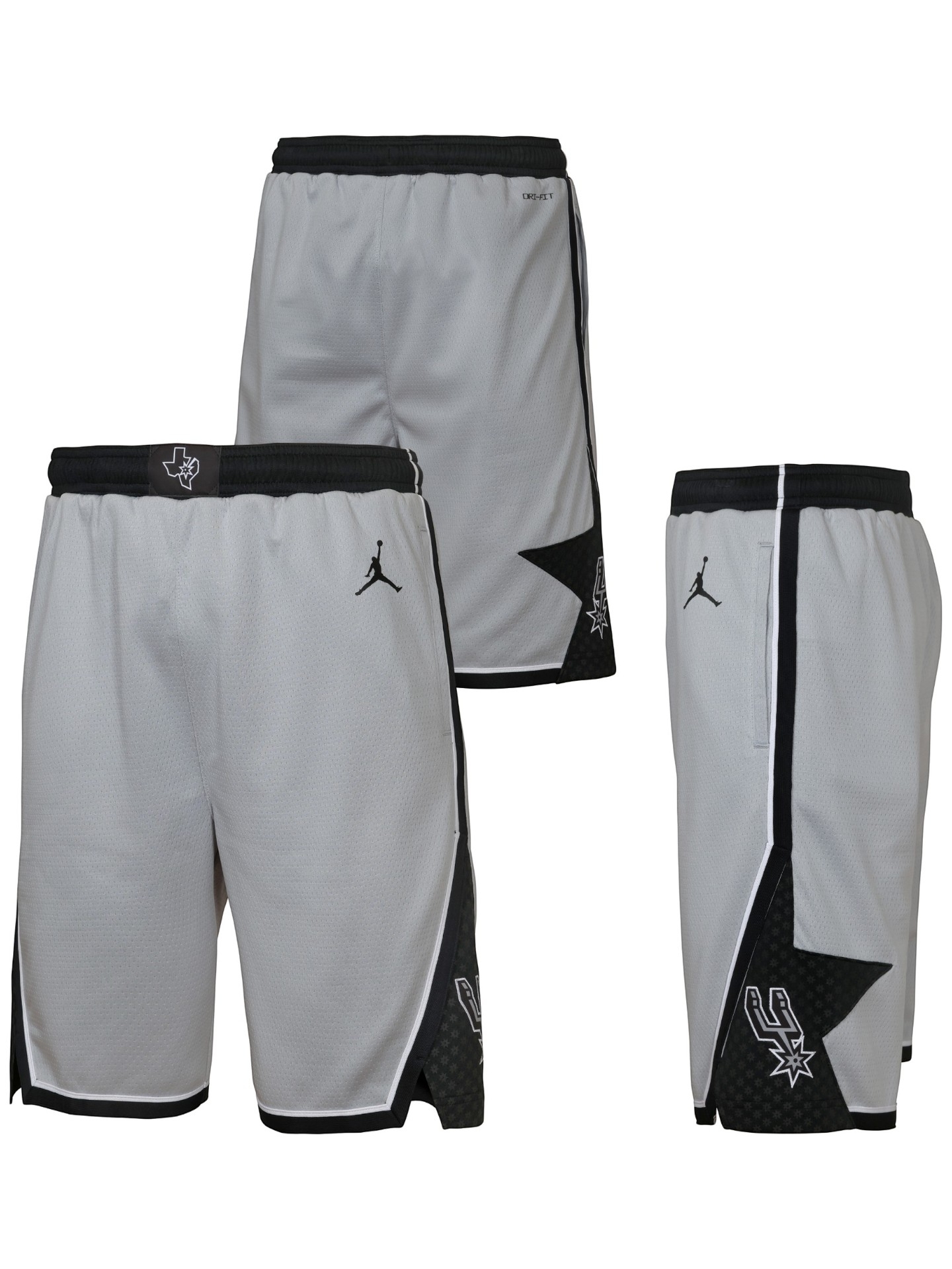 San Antonio Spurs Statement Swingman NBA Shorts Grau (YOUTH)