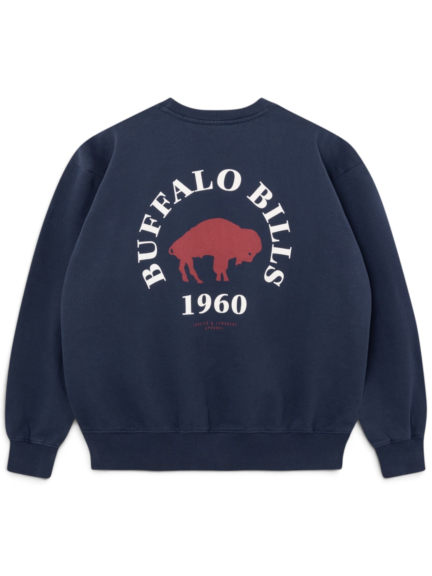 Buffalo Bills L&L '96 Classics NFL Crew Sweater Navy