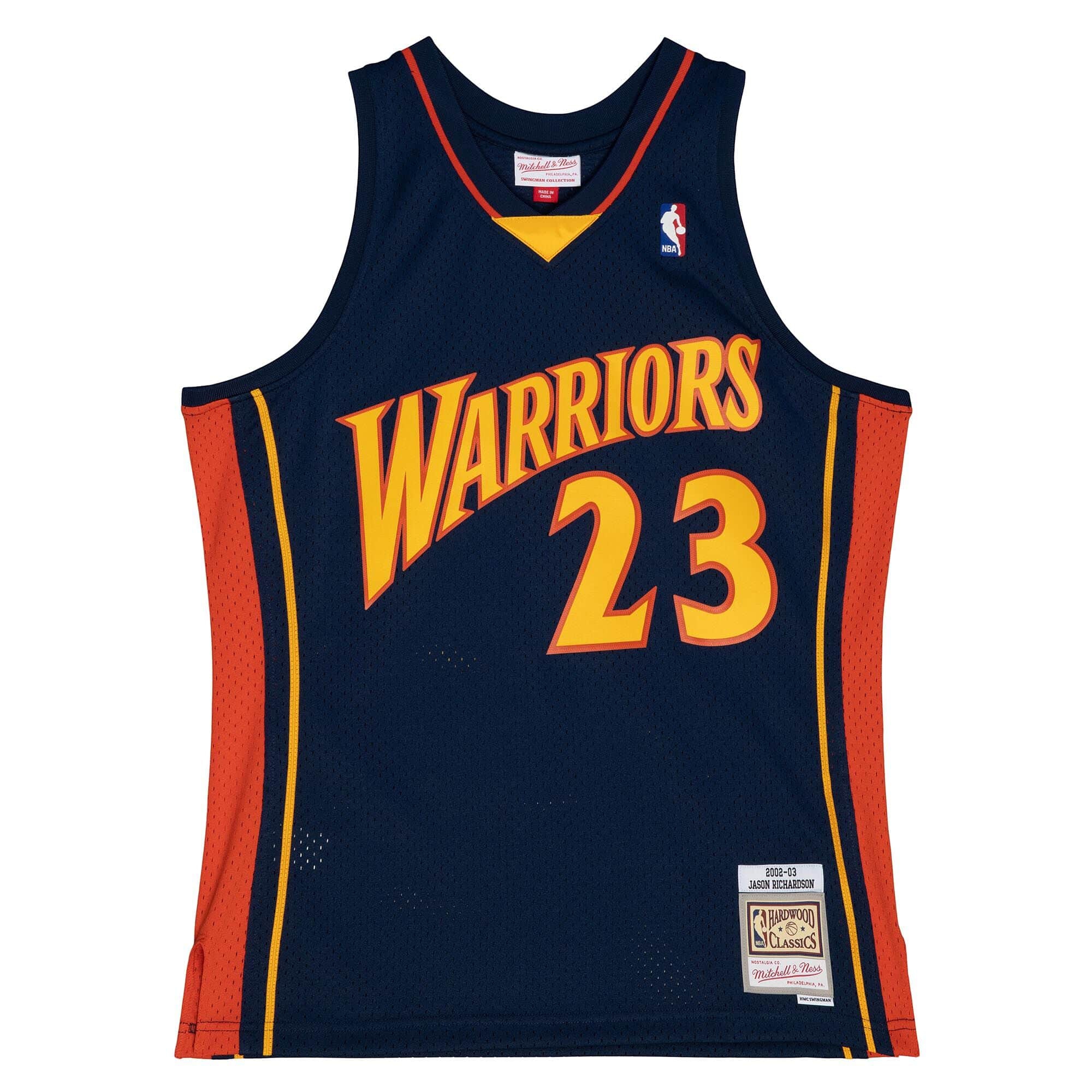 Jason Richardson #23 Golden State Warriors 2002-03 Mitchell & Ness Swingman NBA Trikot Navy