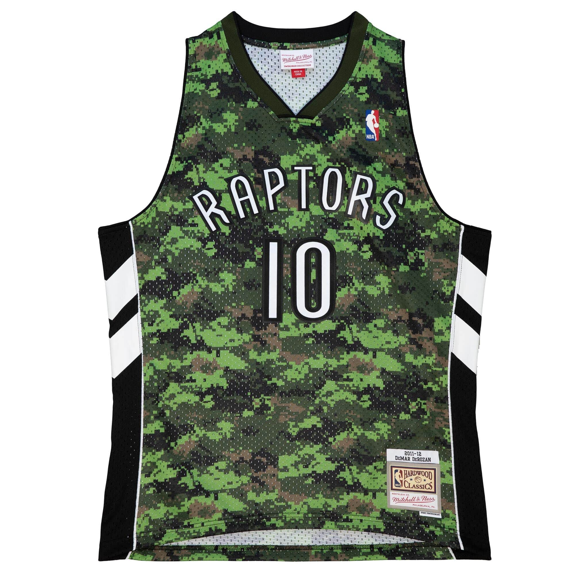 DeMar DeRozan #10 Toronto Raptors 2011-12 Mitchell & Ness Swingman NBA Jersey Camo