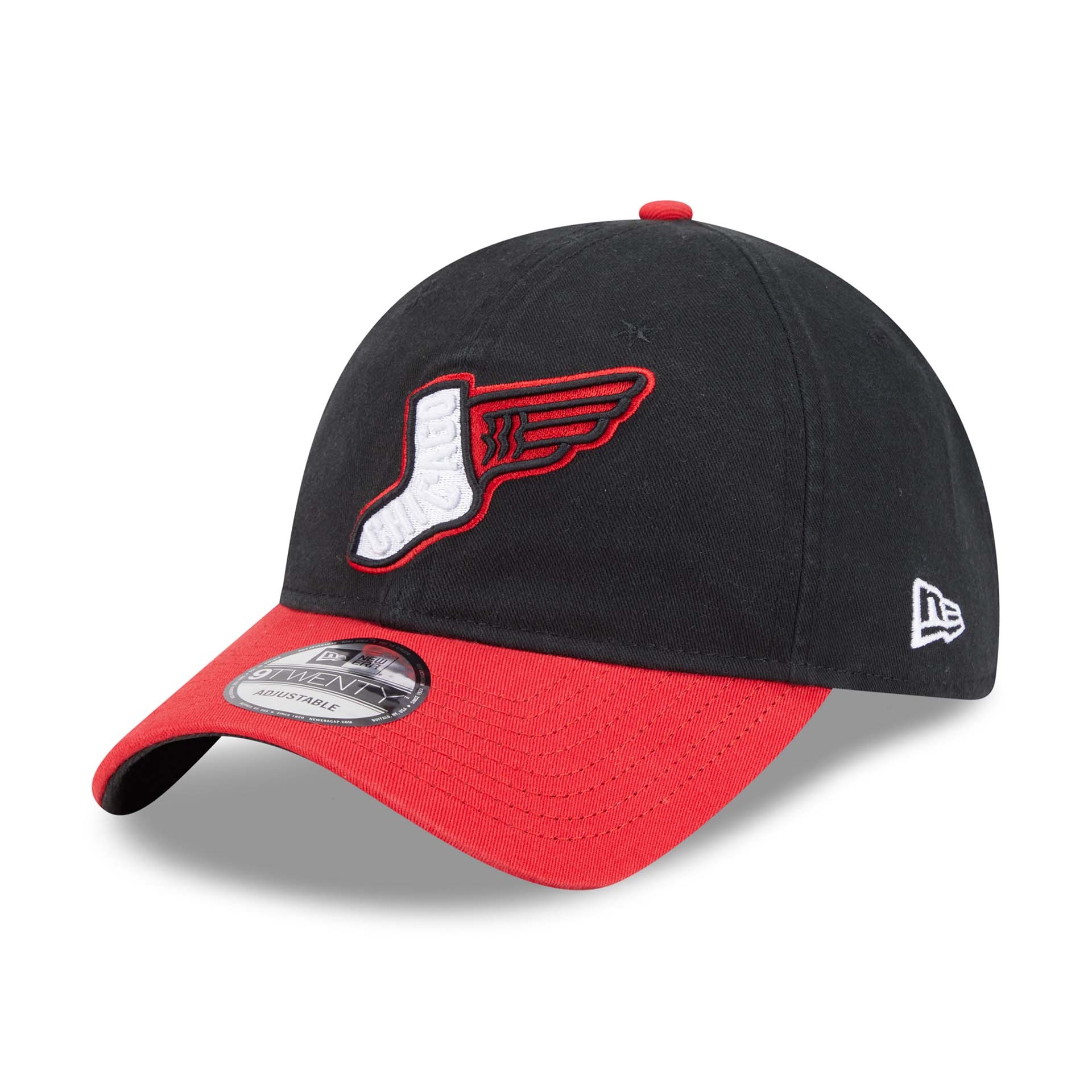 Chicago White Sox MLB City Connect 9TWENTY Adjustable Alternate Cap Schwarz
