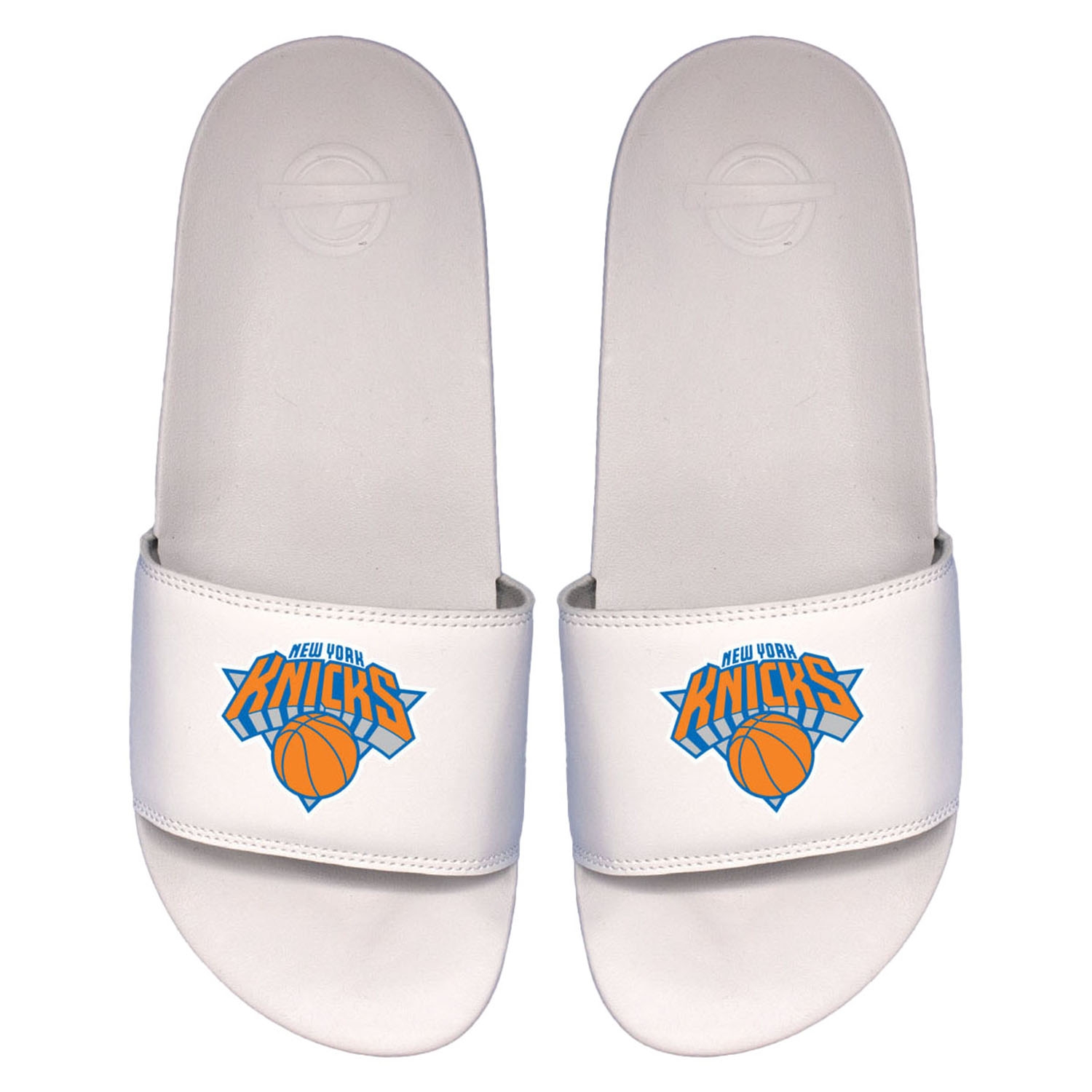 New York Knicks Primary Logo ISlide NBA Slipper Badelatschen Weiß