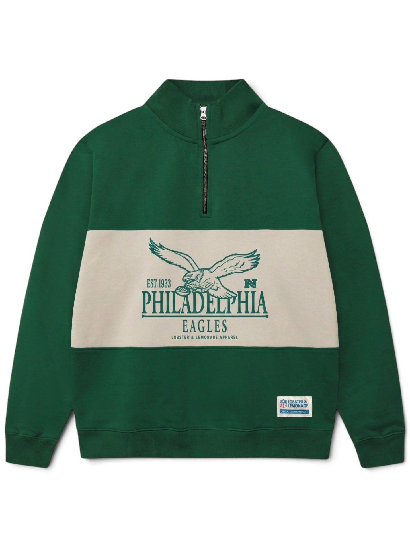 Philadelphia Eagles NFL Classics L&L '83 Half Zip
