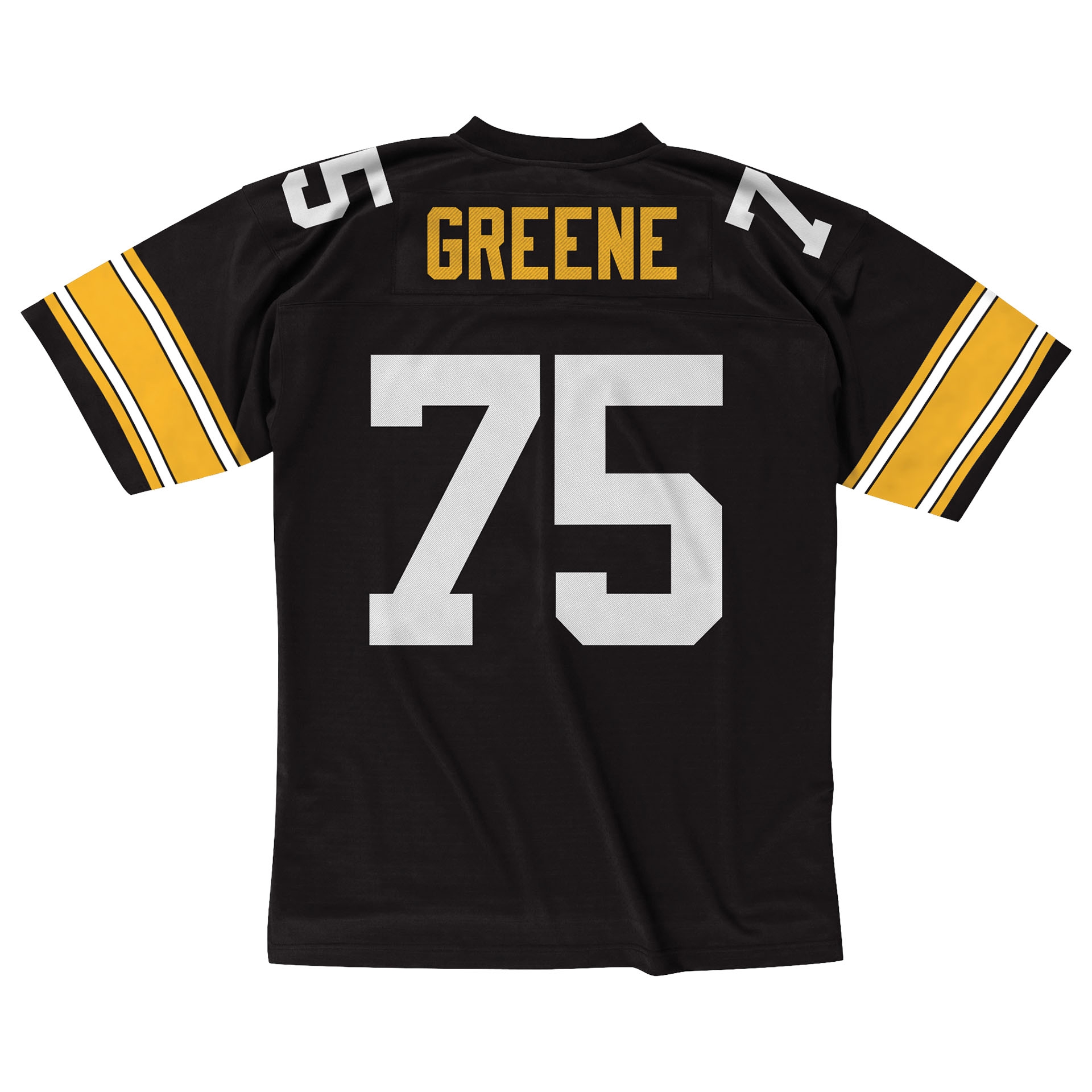 'Mean Joe' Greene #75 Pittsburgh Steelers 1976 Legacy Throwback NFL Jersey Black