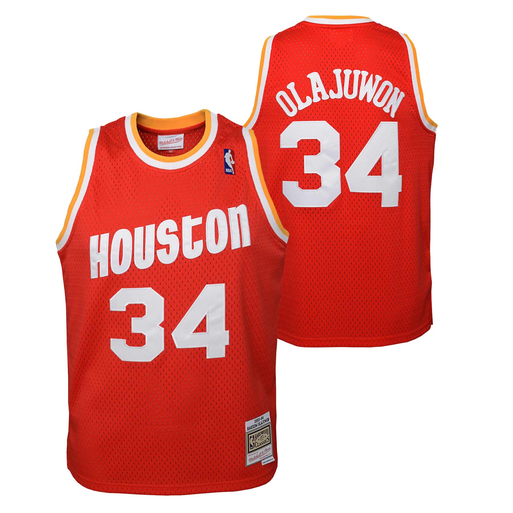 Mitchell & Ness Hakeem Olajuwon #34 Houston Rockets 1993-94 YOUTH