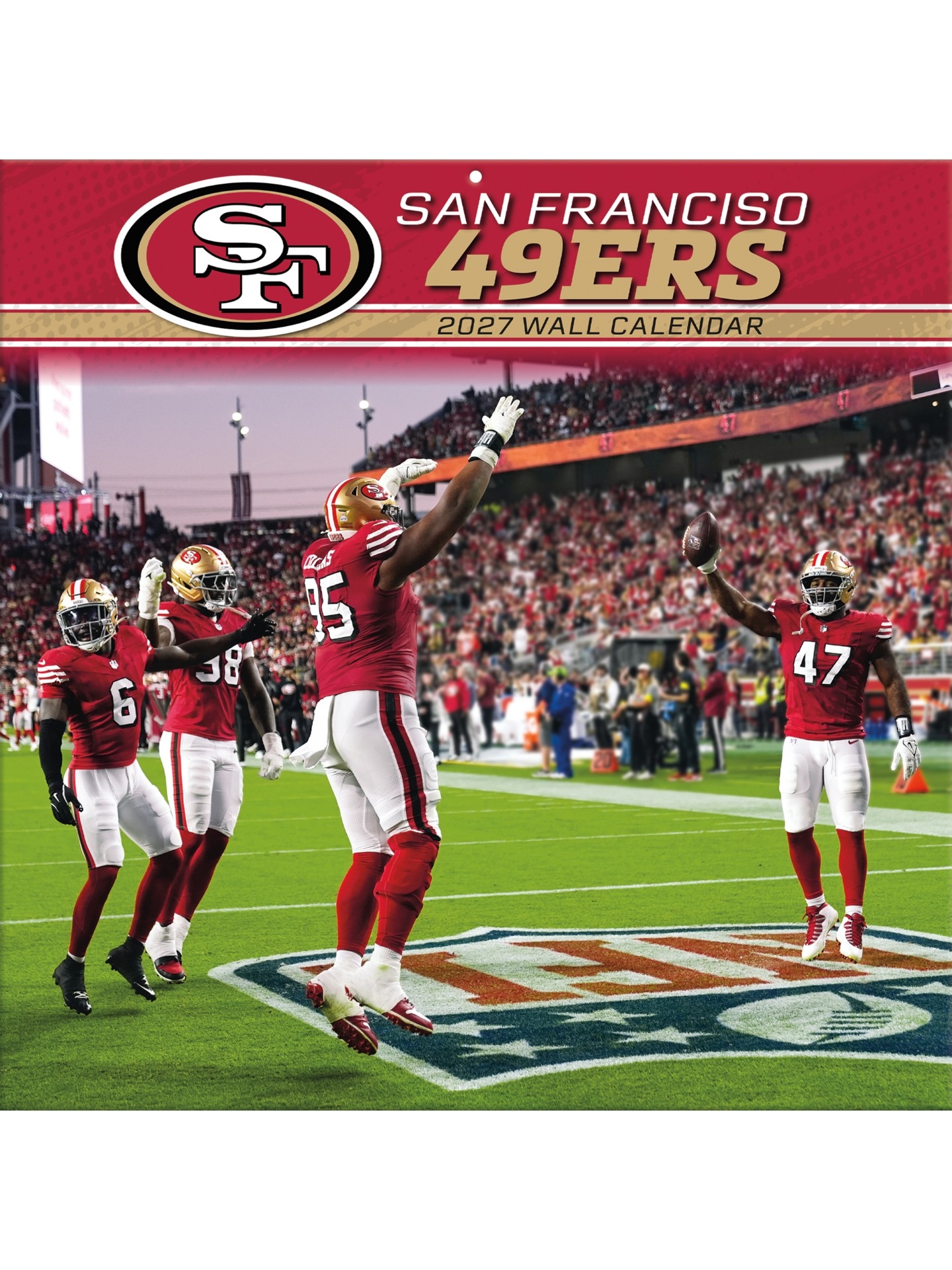 San Francisco 49ers 2027 NFL Team Wandkalender