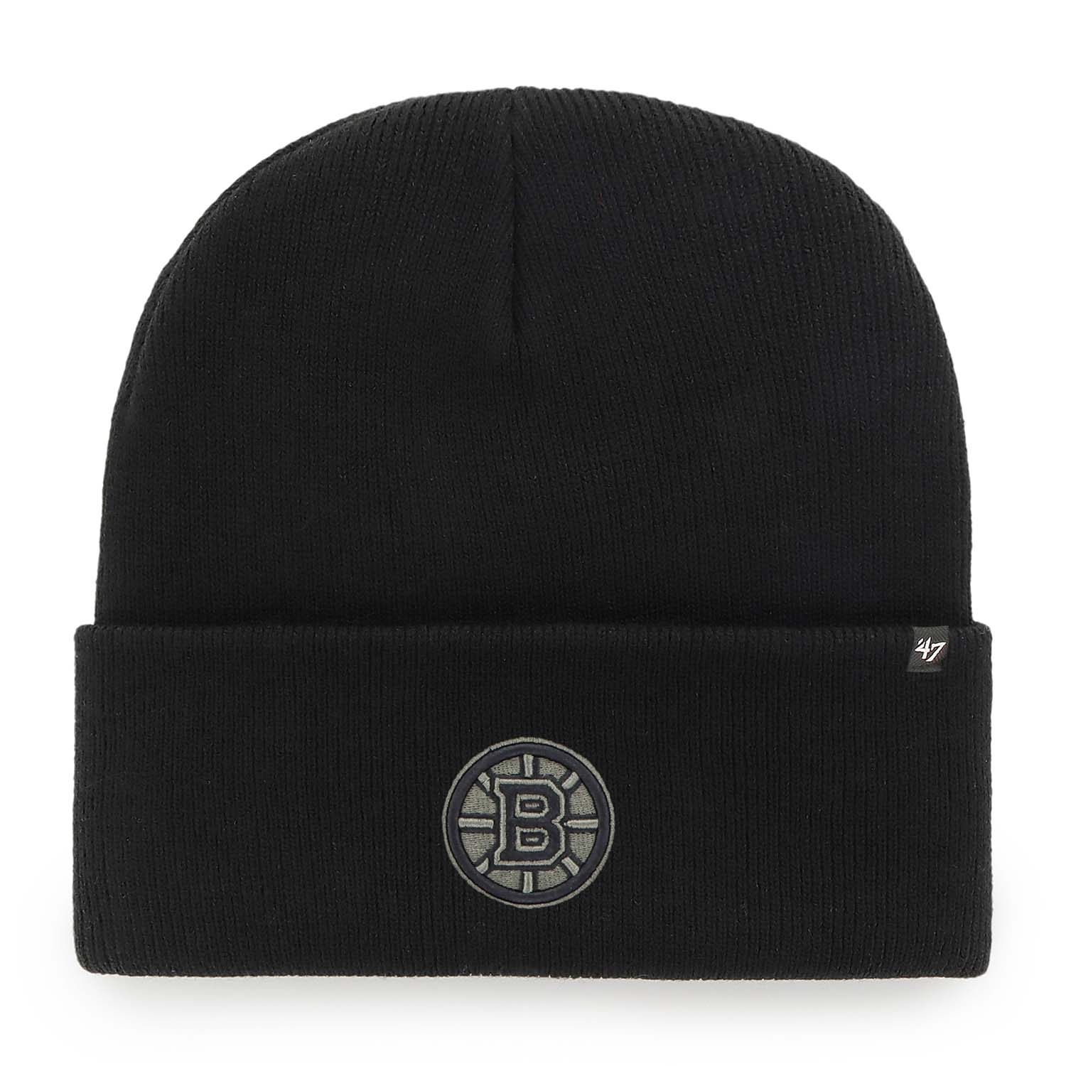 Boston Bruins '47 Haymaker NHL Beanie Wintermütze Schwarz