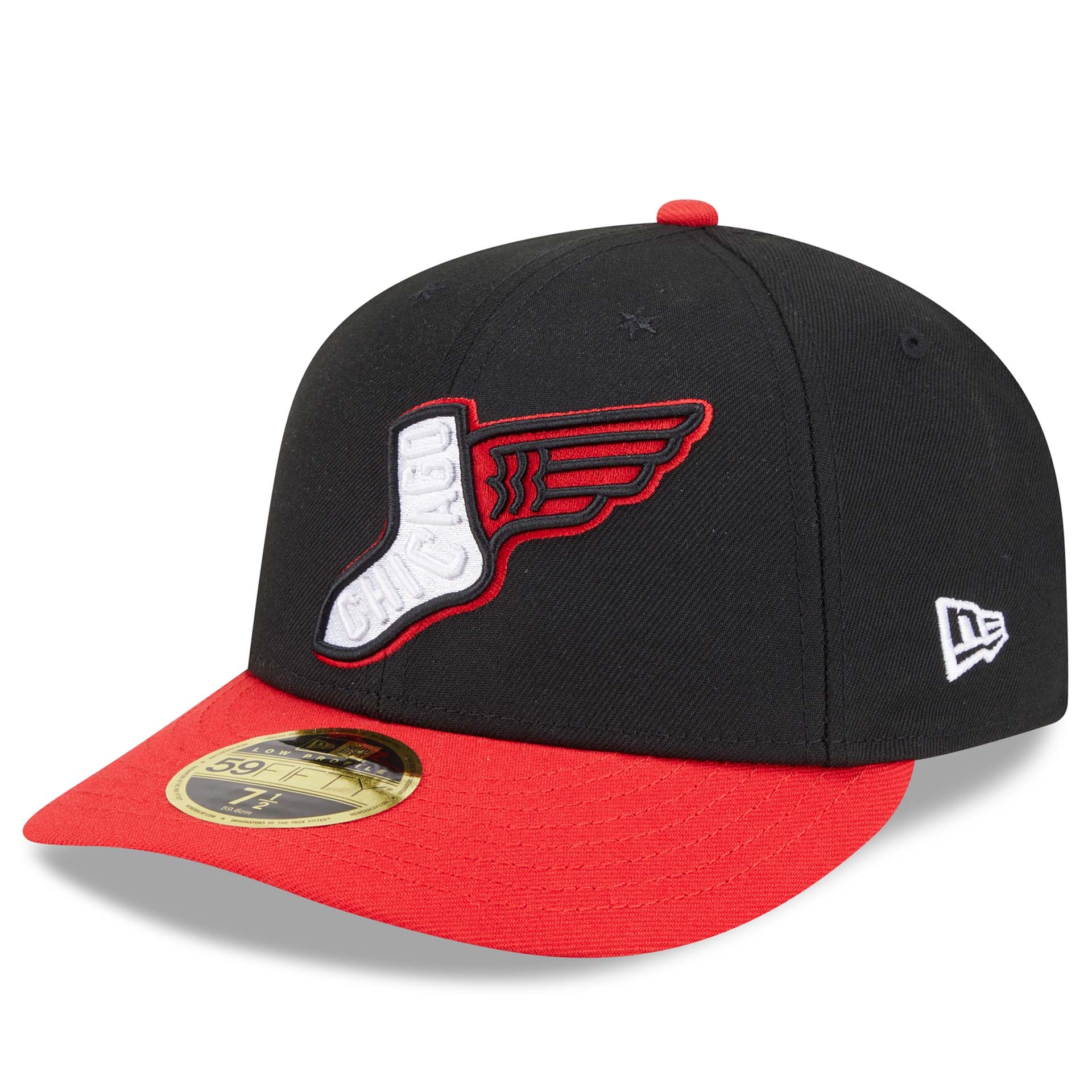 Chicago White Sox MLB Authentic City Connect Low Profile 59FIFTY Fitted ALT Cap Schwarz