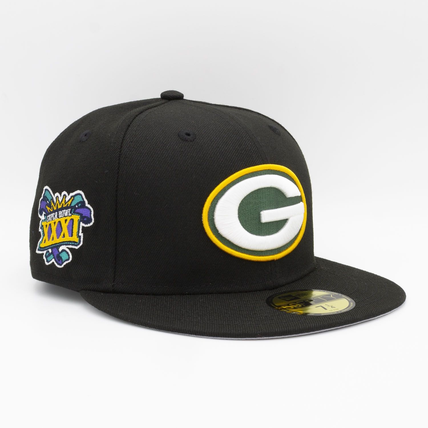 Green Bay Packers Super Bowl XXXI New Era 59FIFTY Fitted NFL Cap Schwarz