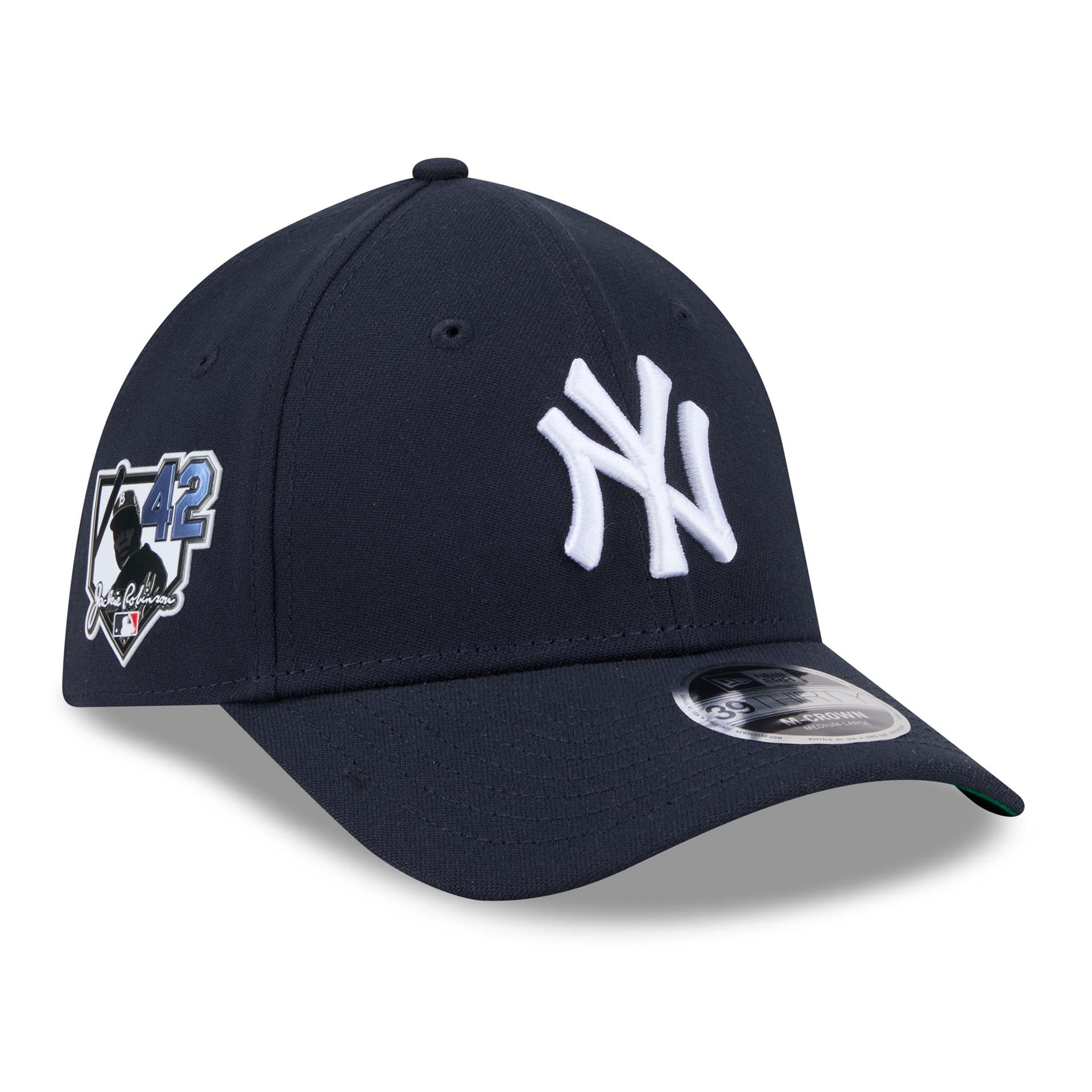 New York Yankees 2026 Jackie Robinson Day 39THIRTY M-Crown Flex Cap Navy