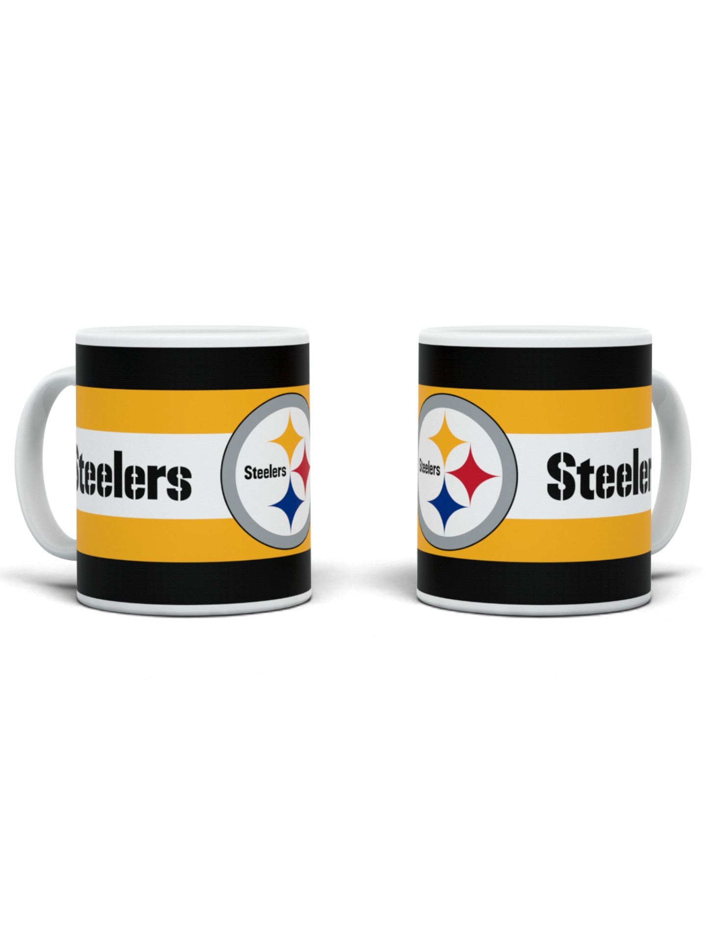 Pittsburgh Steelers Stripe Logo NFL Becher (330 ml)