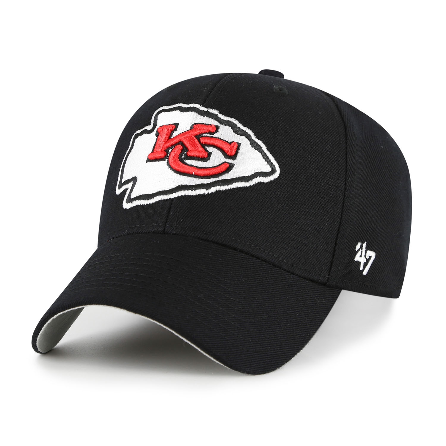Kansas City Chiefs '47 MVP Adjustable NFL Cap Black