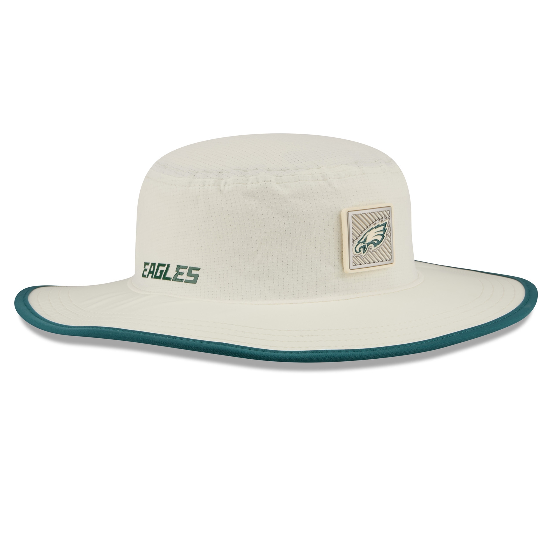 Philadelphia Eagles 2026 NFL Training Camp Panama Flex Bucket Hat Cream/Green