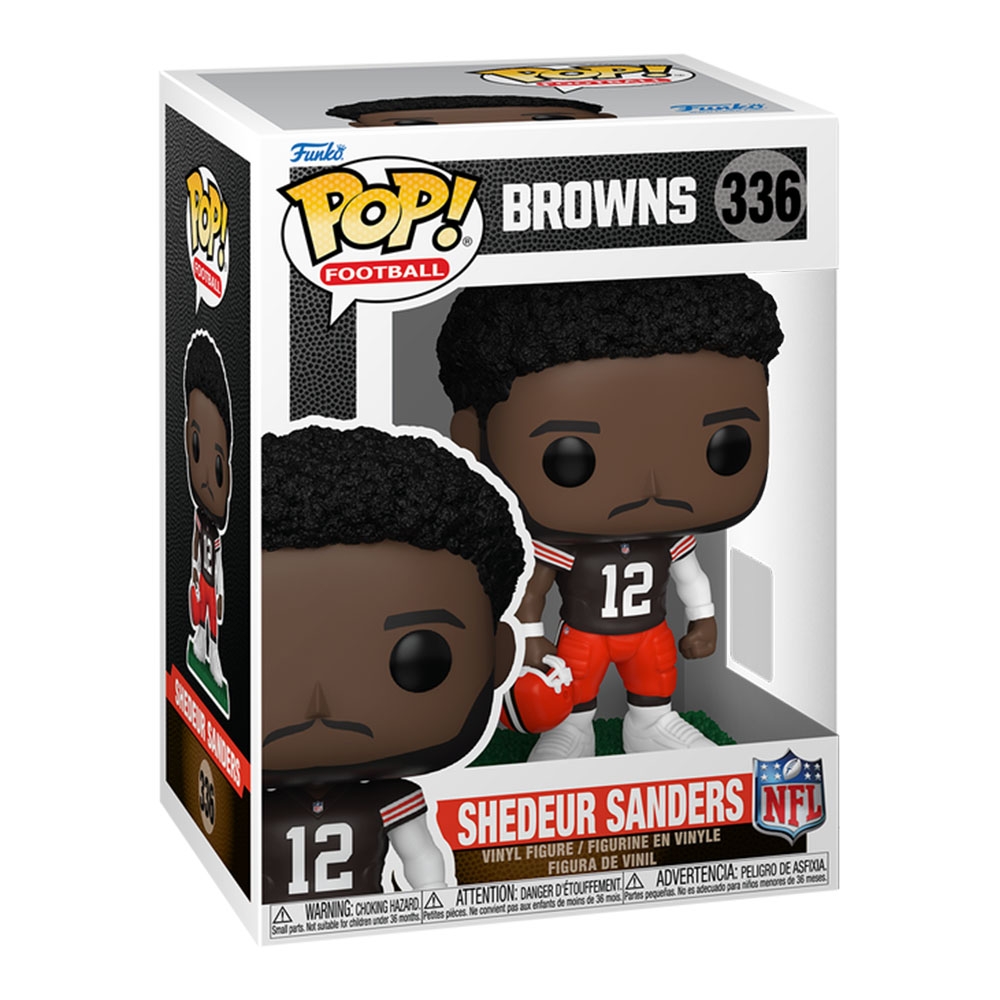 Funko POP! #336 Shedeur Sanders Cleveland Browns Vinyl NFL Figur