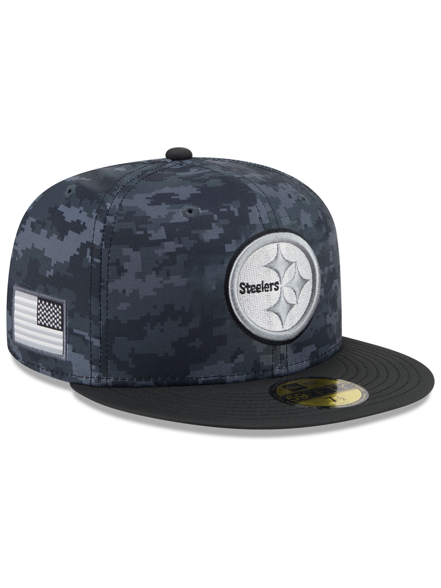 Pittsburgh Steelers 2026 NFL Salute to Service 59FIFTY Fitted Cap Black