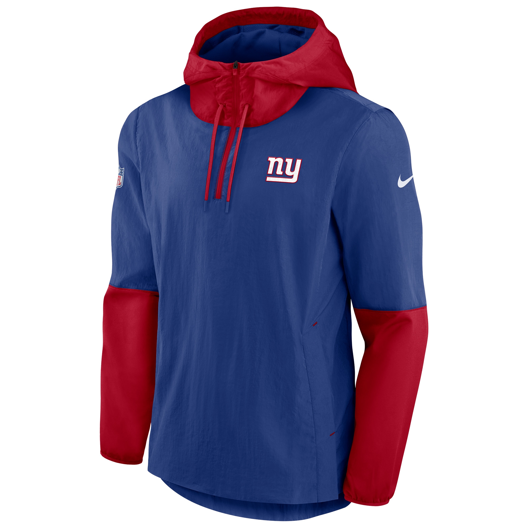 New York Giants Lightweight 2021 NFL Sideline Nike Player Jacke