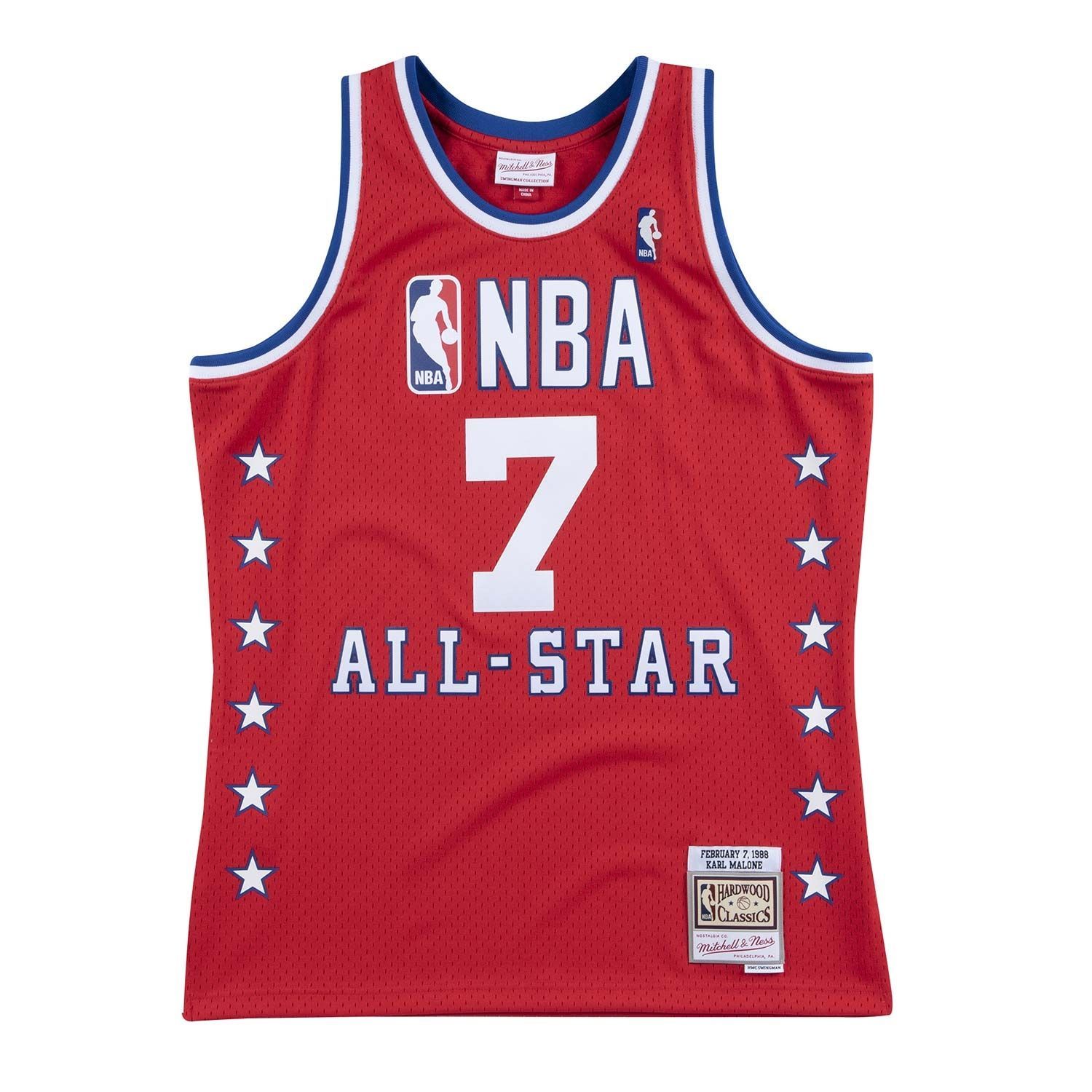 Karl Malone #7 1988 NBA All-Star Game West Swingman Trikot