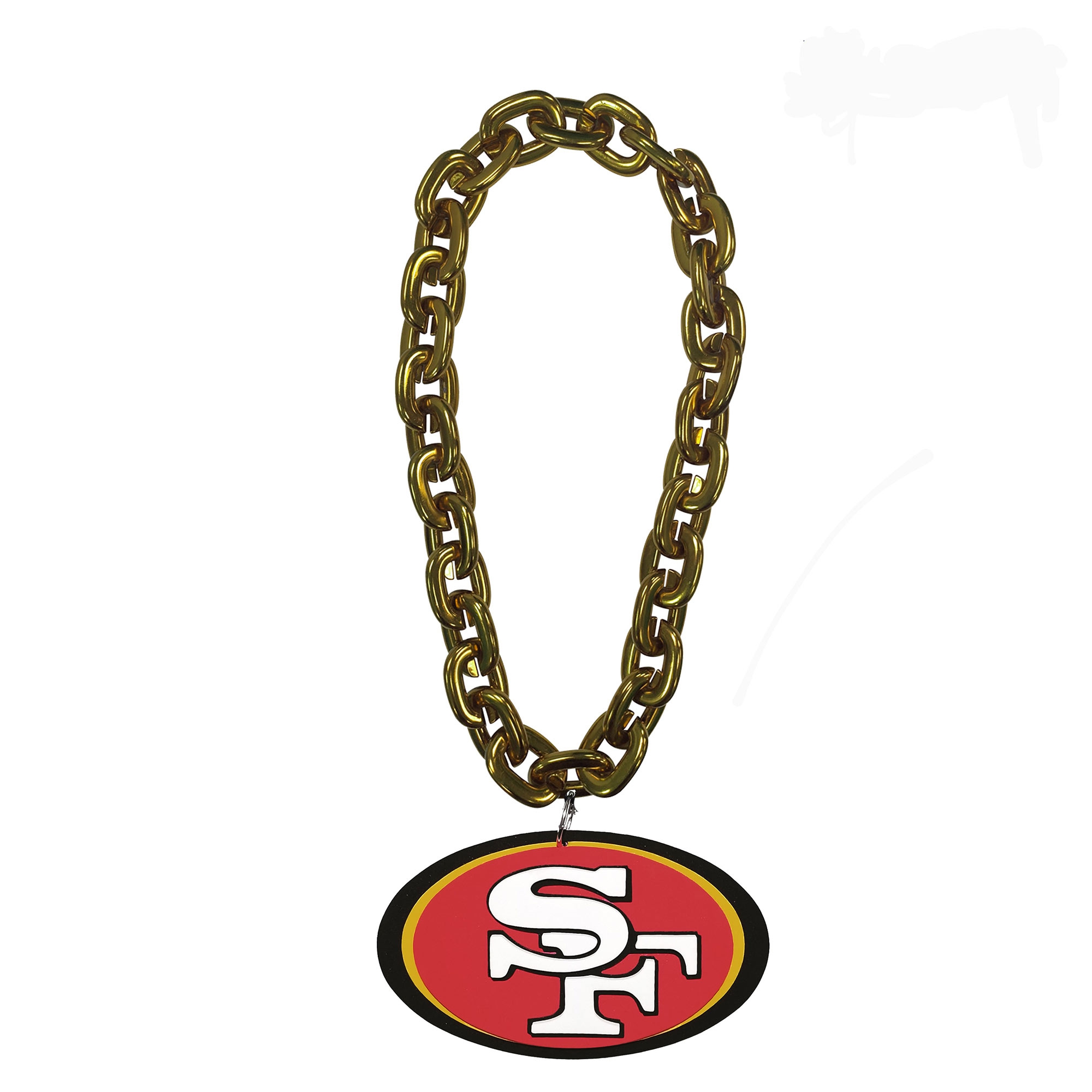 San Francisco 49ers Big Logo NFL Fan Chain