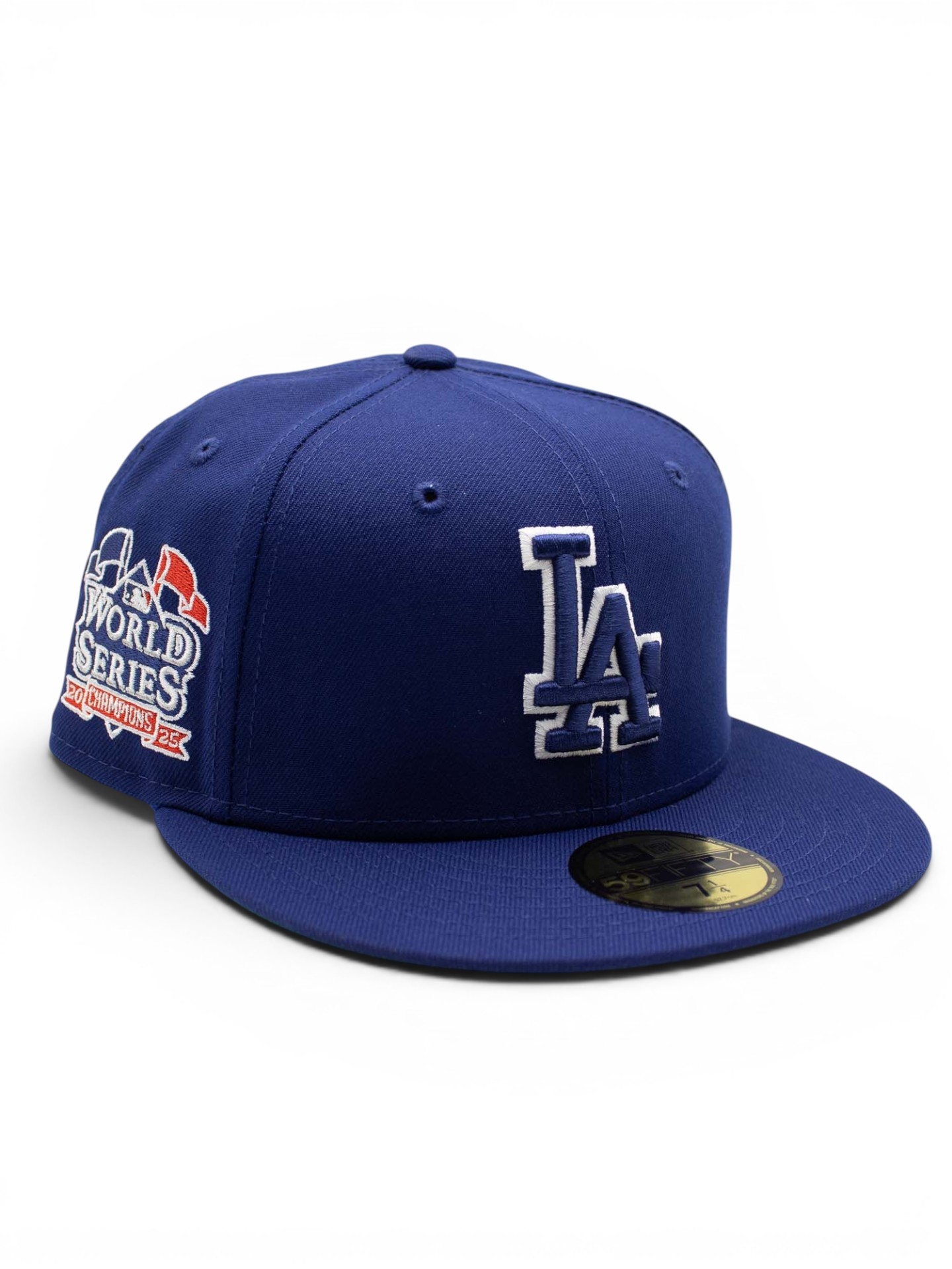 Los Angeles Dodgers World Series Champions 2025 Outline 59FIFTY Fitted MLB Cap Blau