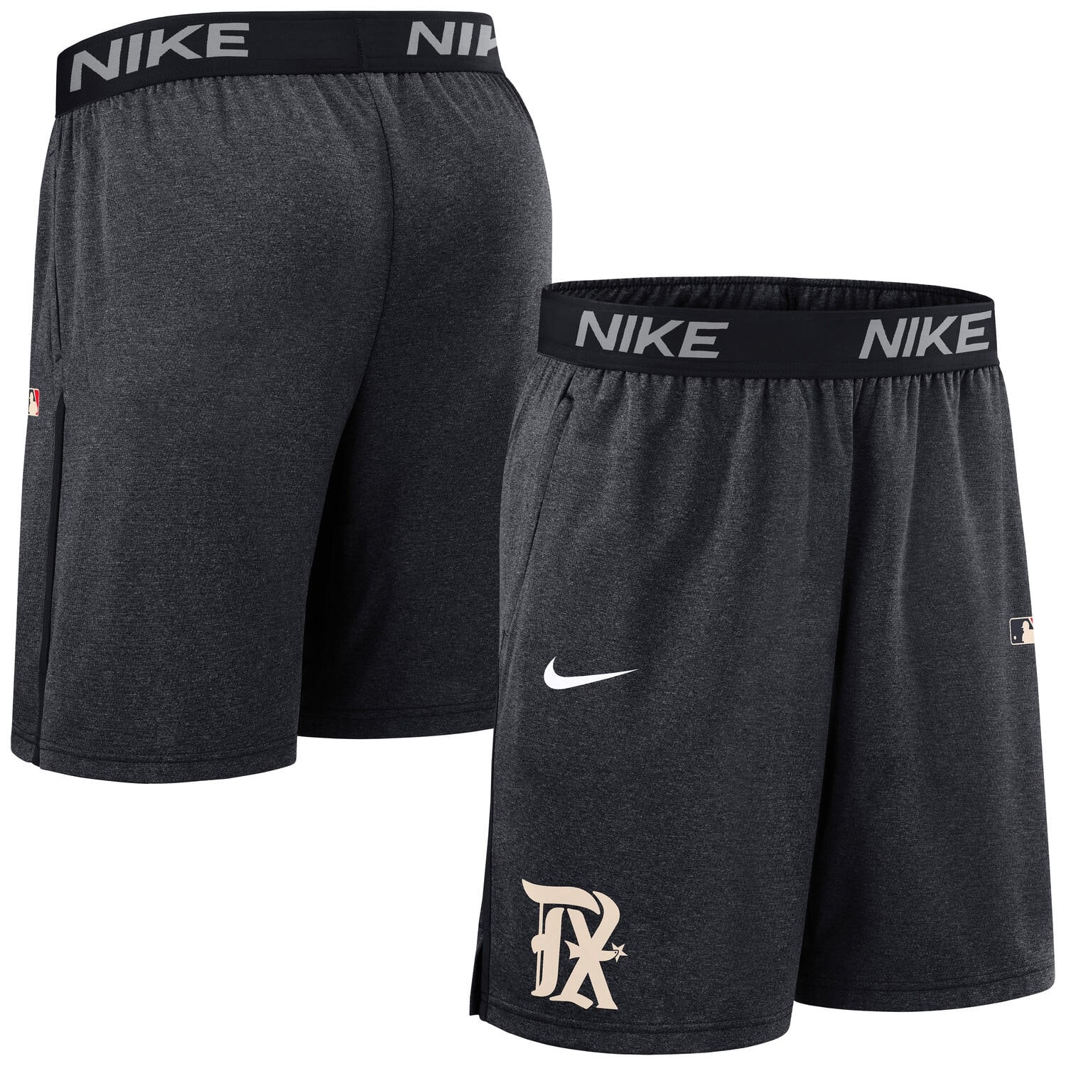 Texas Rangers 2025 City Connect MLB Authentic Nike Shorts Navy