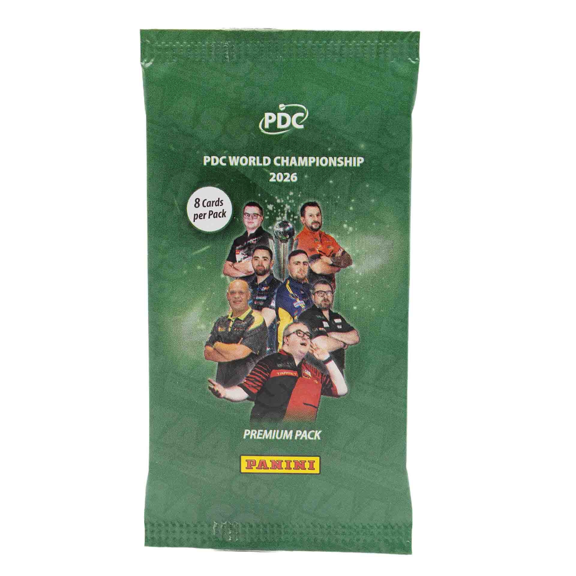 2026 Panini Darts PDC World Championship Trading Cards Premium Pack