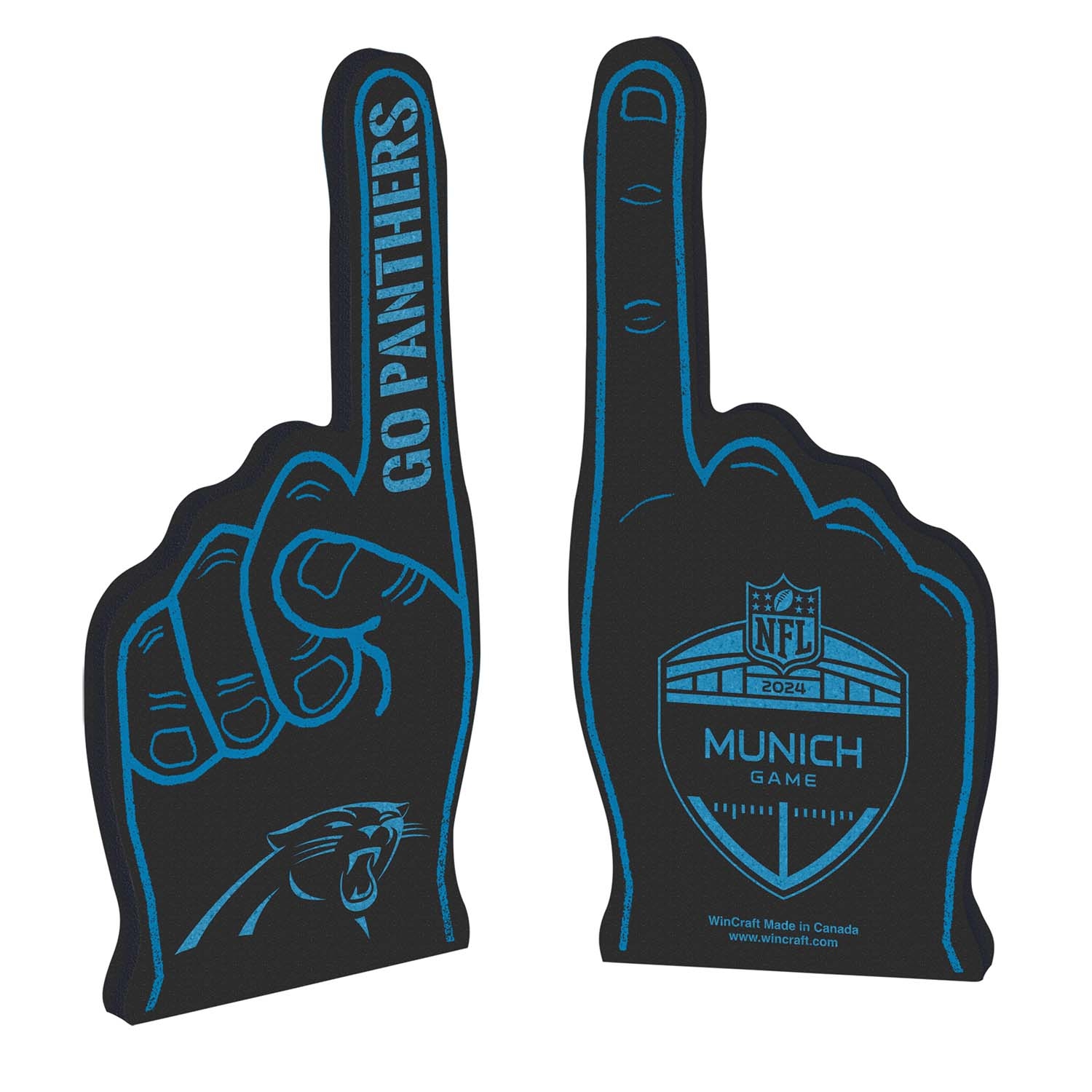 2024 NFL Munich Game Carolina Panthers Foam Finger