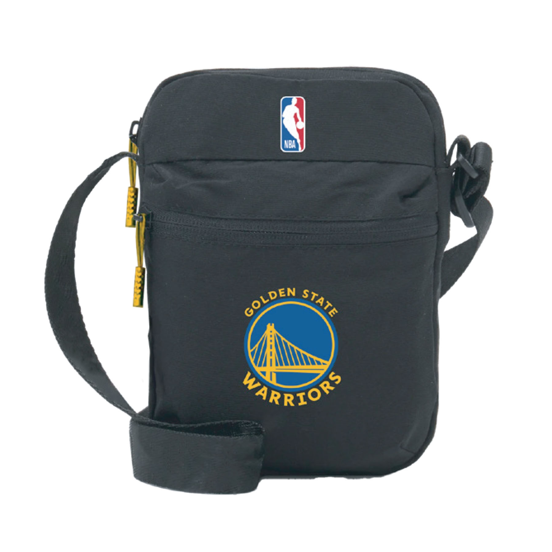 Golden State Warriors NBA Side Bag Schwarz
