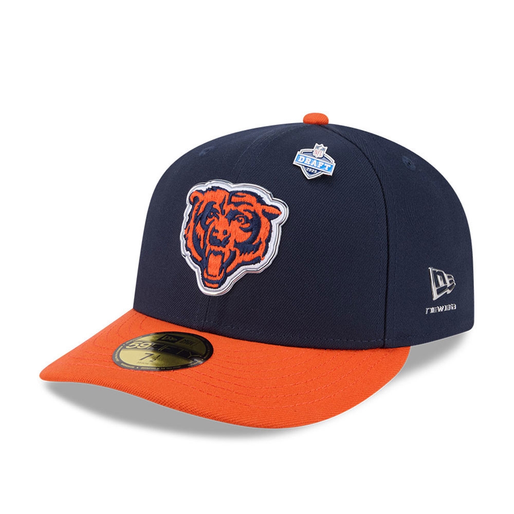 Chicago Bears 2026 NFL Draft Pre-Curved 59FIFTY Fitted Cap