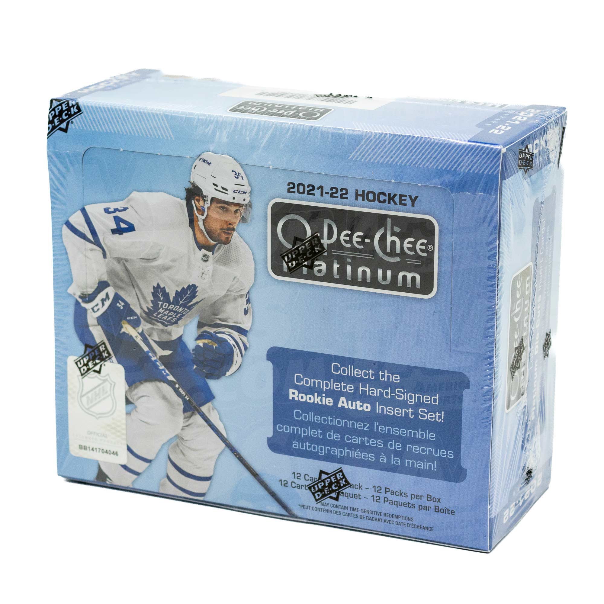 2021/22 Upper Deck O-Pee-Chee Platinum NHL Hockey Hobby Box