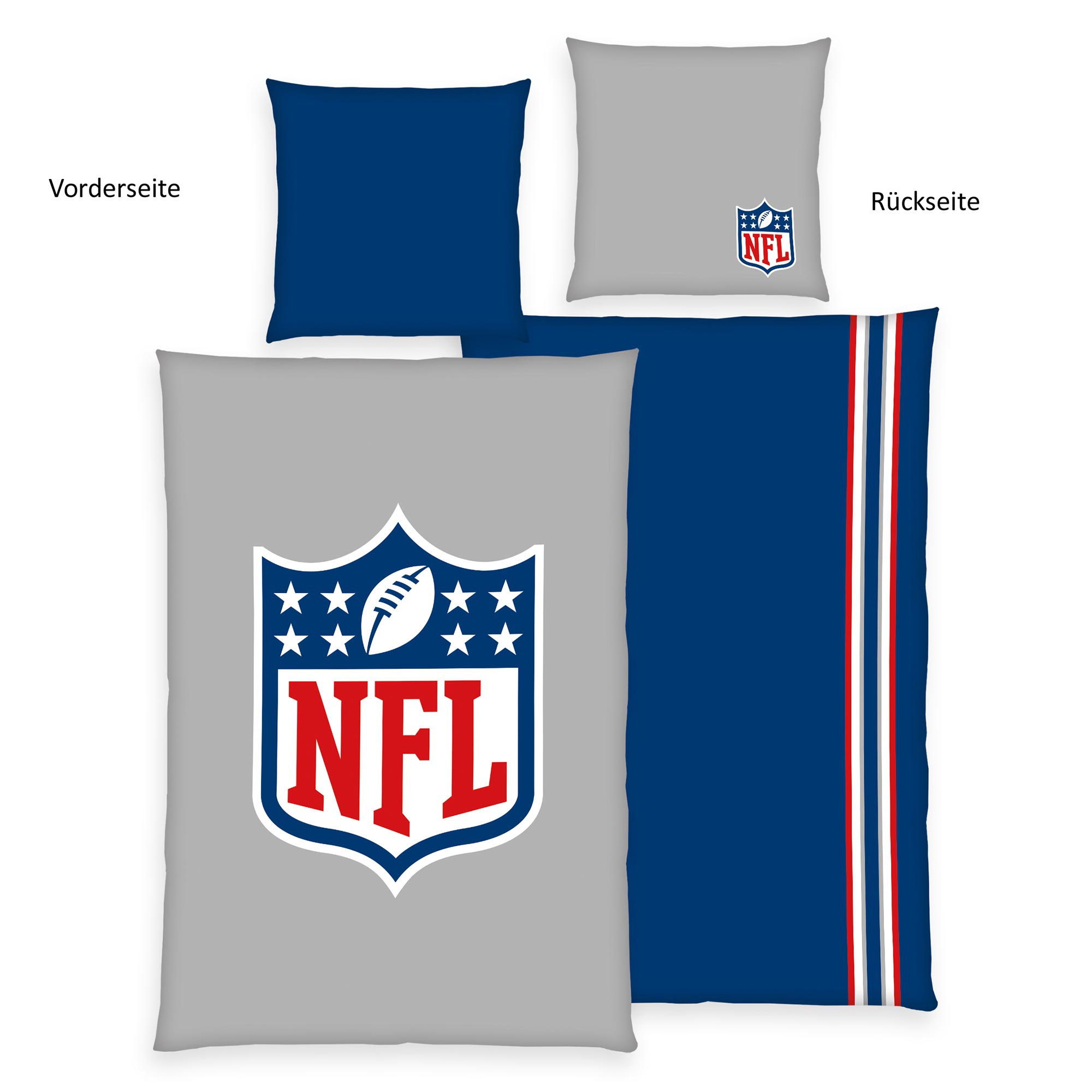 NFL Shield Wende-Bettwäsche
