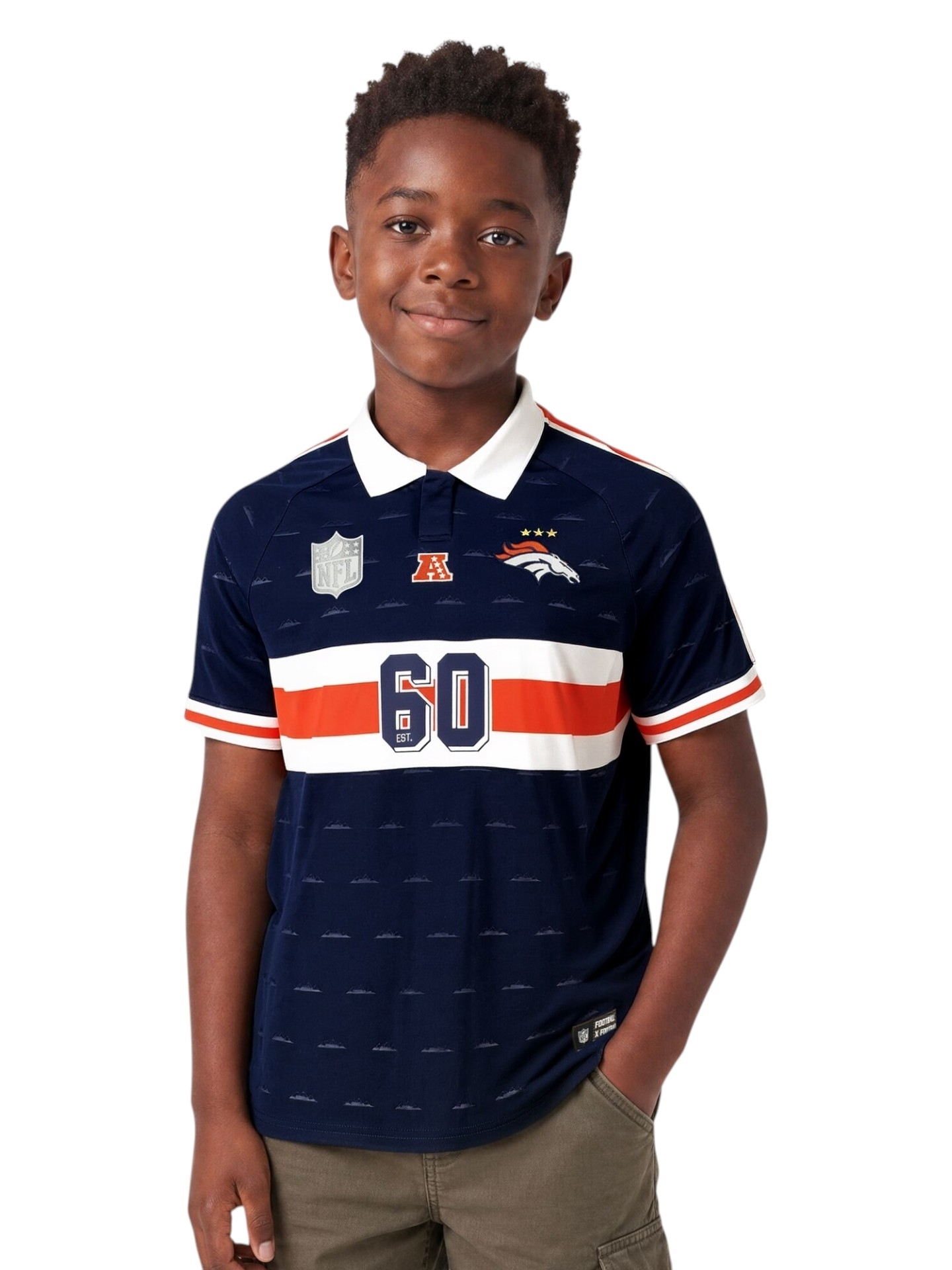 Denver Broncos 2026 Football x Football NFL Fan Trikot (YOUTH)