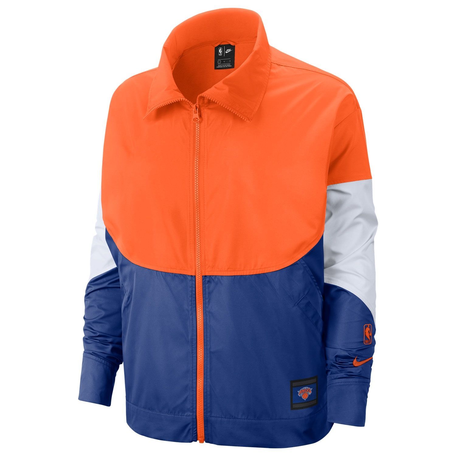 New York Knicks Courtside Snap NBA Jacke (DAMEN)
