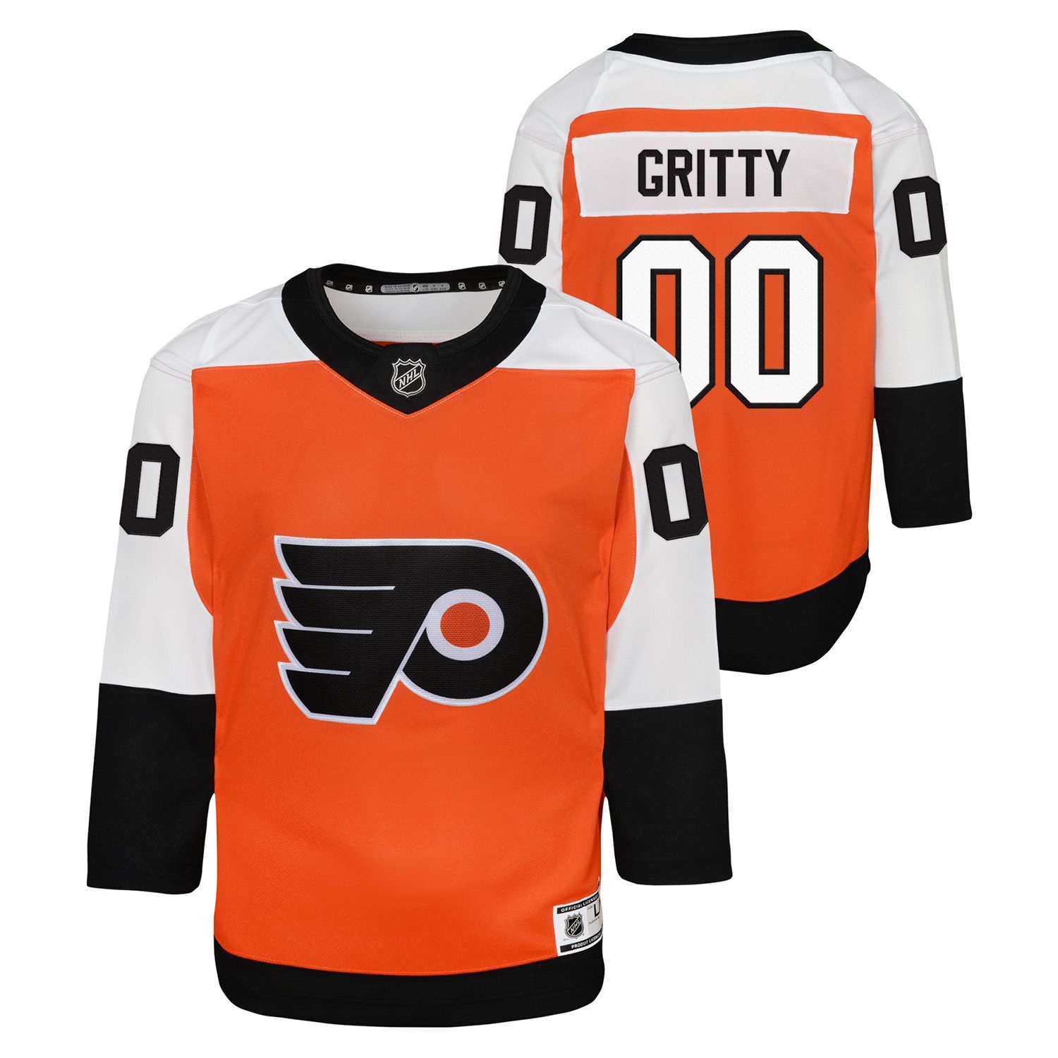 Gritty #00 Mascot Philadelphia Flyers Premier NHL Trikot Orange (YOUTH)