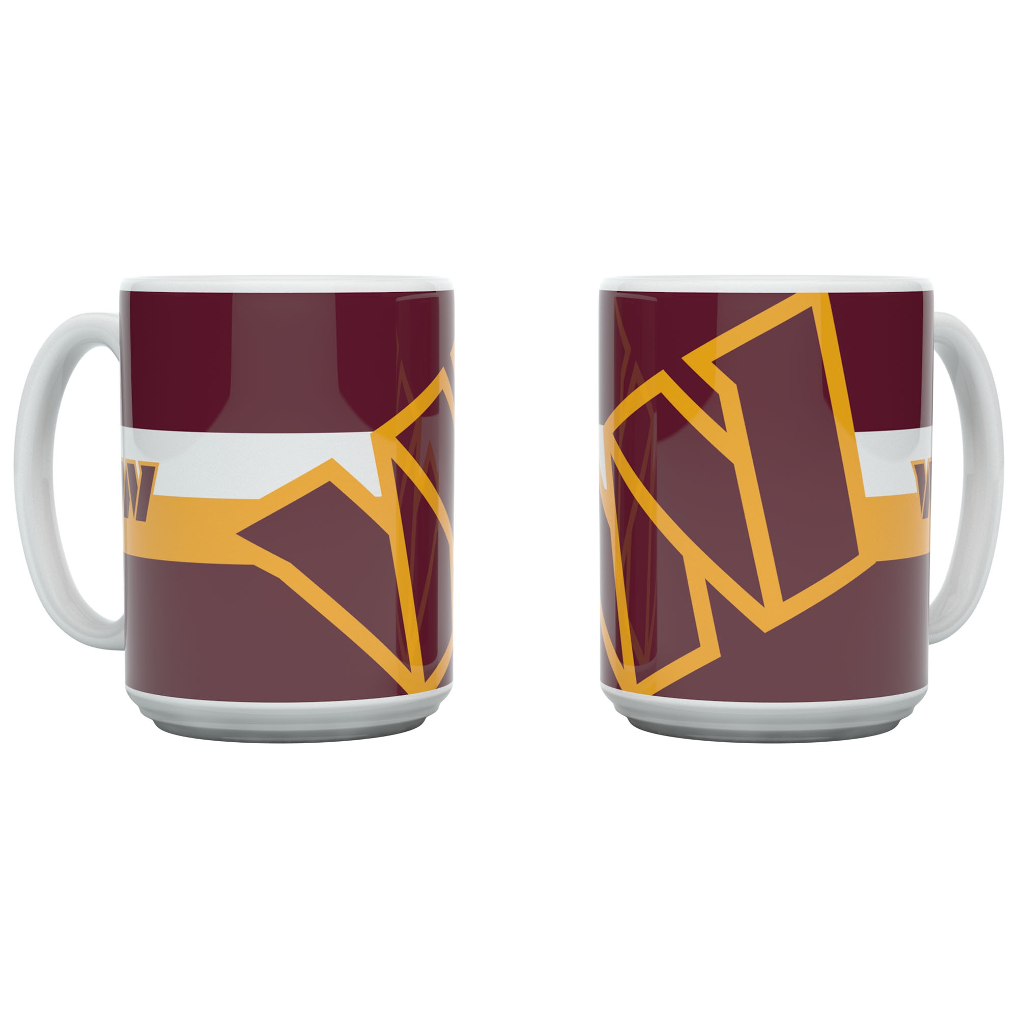 Washington Commanders Triple Logo Jumbo NFL Mug (450 ml)