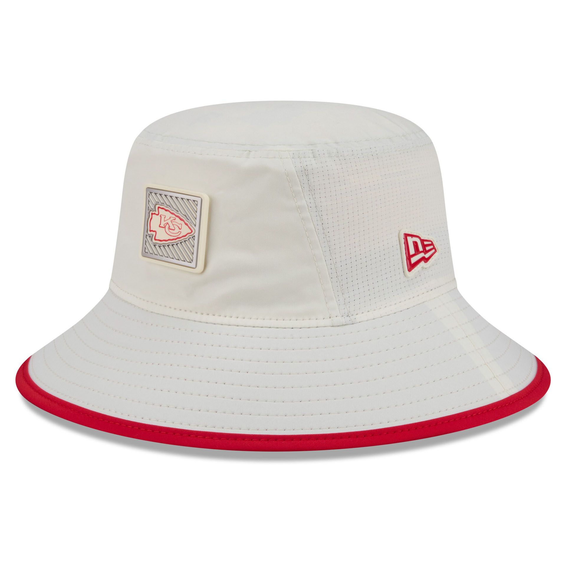Kansas City Chiefs 2026 NFL Training Camp Stretch Bucket Hat Cream/Red