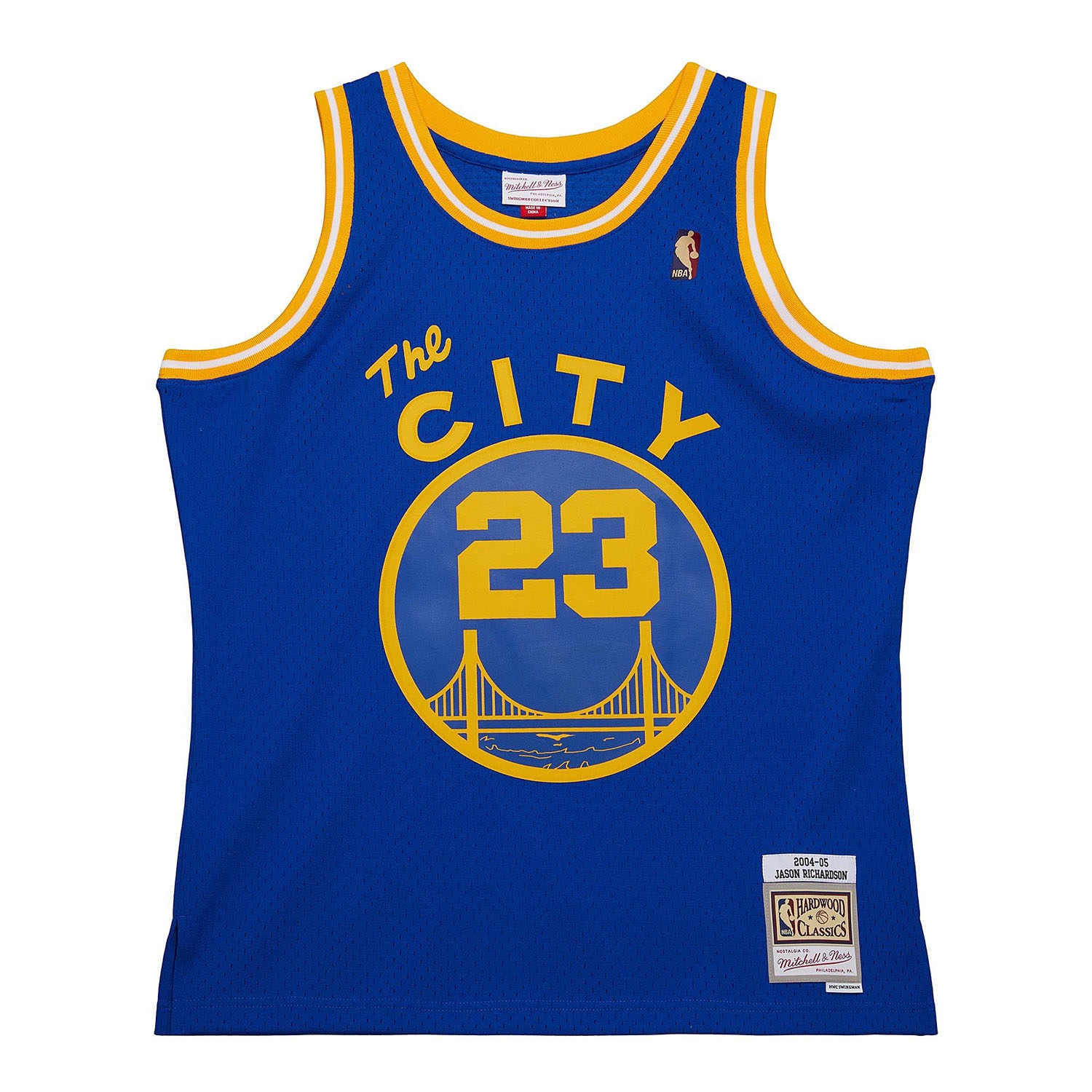 Jason Richardson #23 Golden State Warriors 2004-05 Mitchell & Ness Swingman NBA Trikot Blau